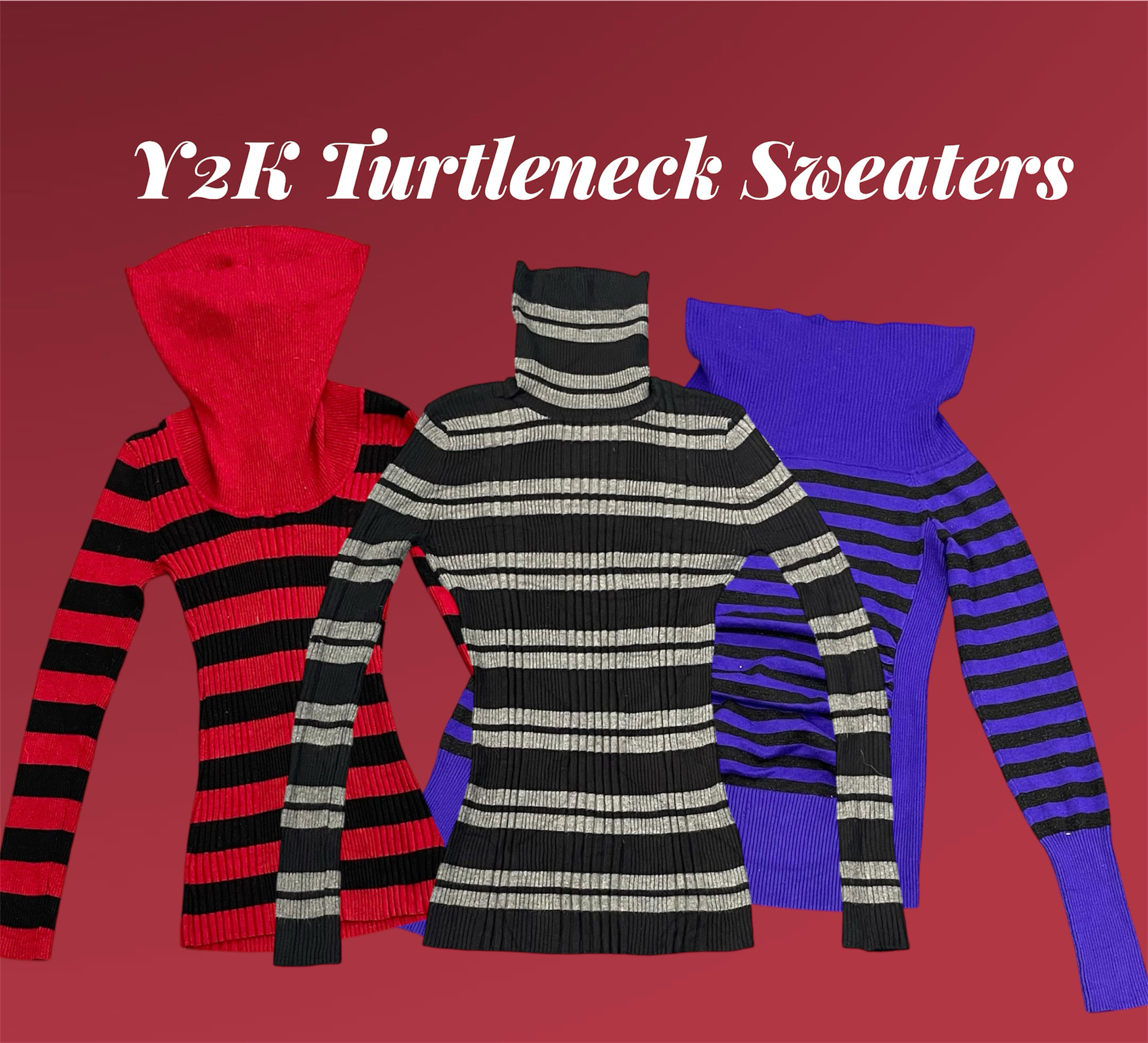 Y2K Turtleneck Sweaters - (17/12)