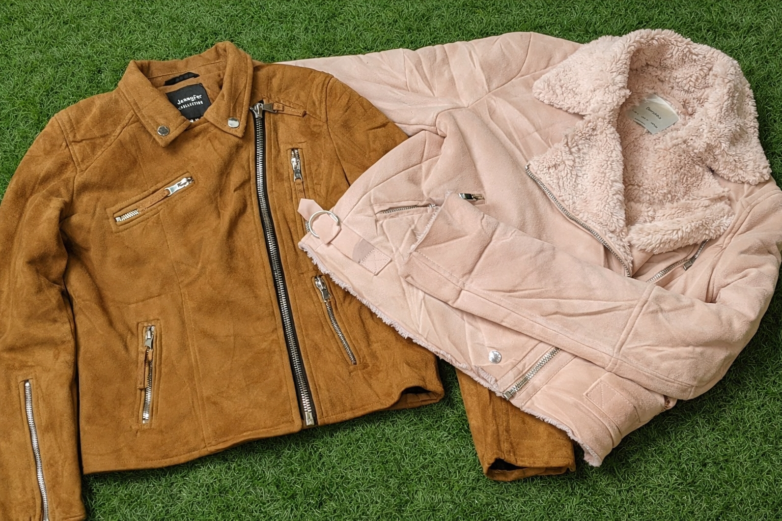 Faux Suede Moto Jacket