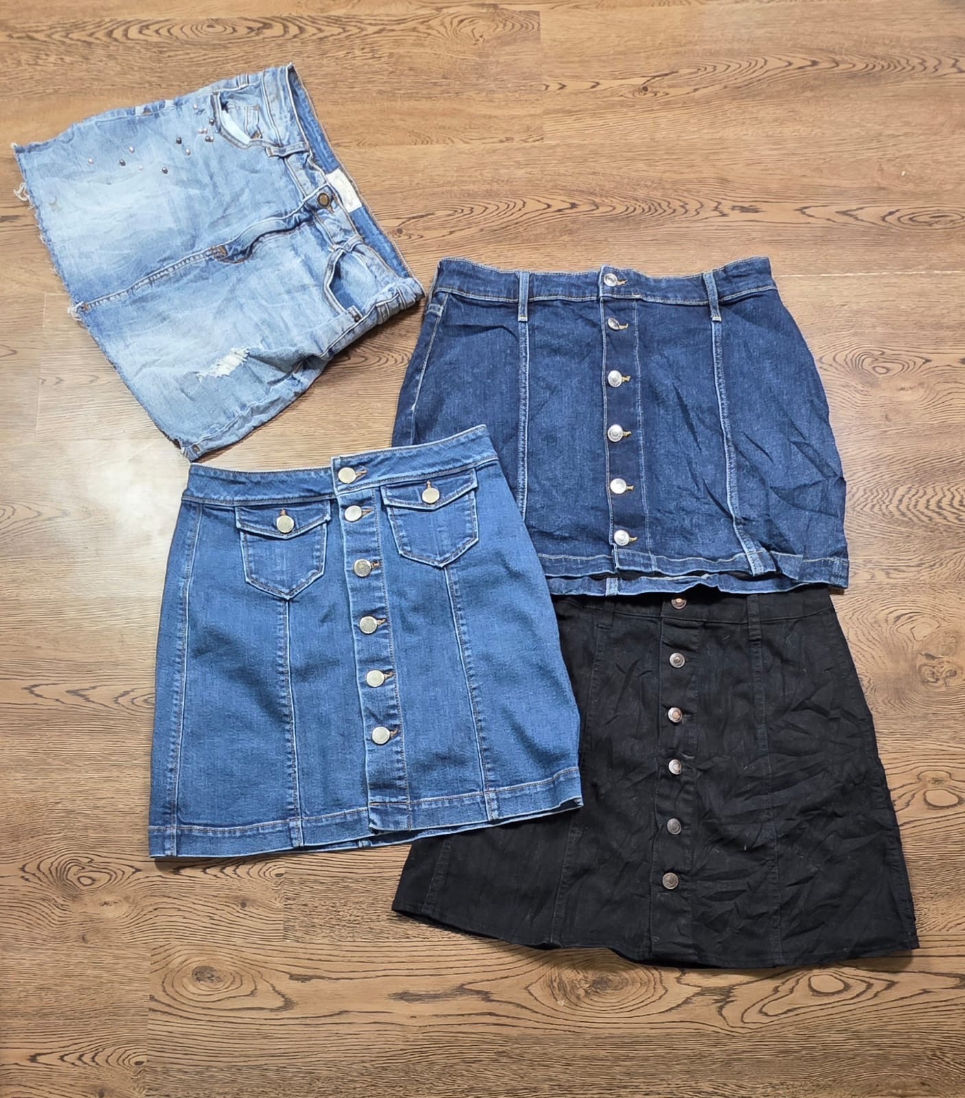 Gonne midi in denim alla moda