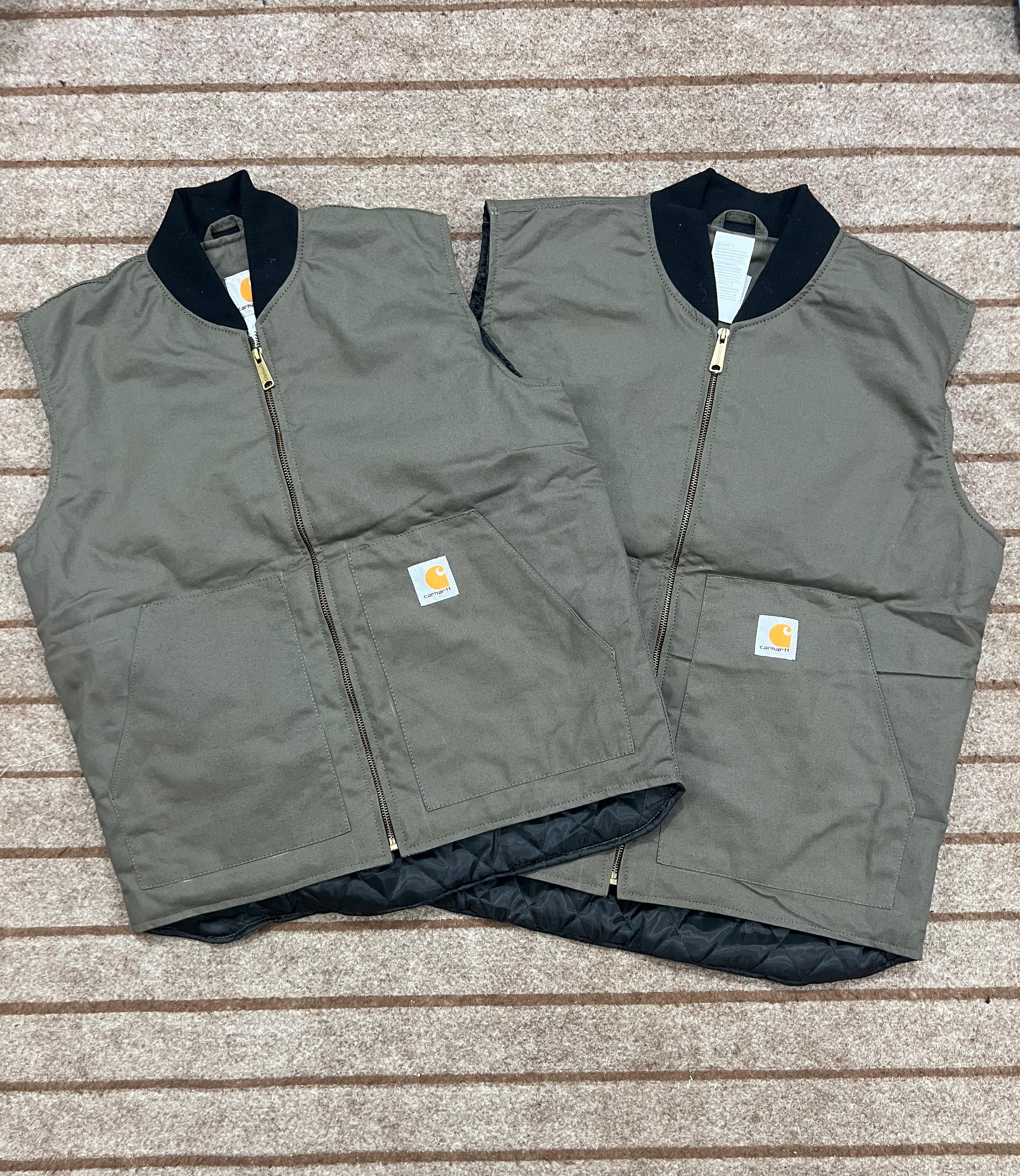 Carhartt Rework Style Olivgrüne Gilets