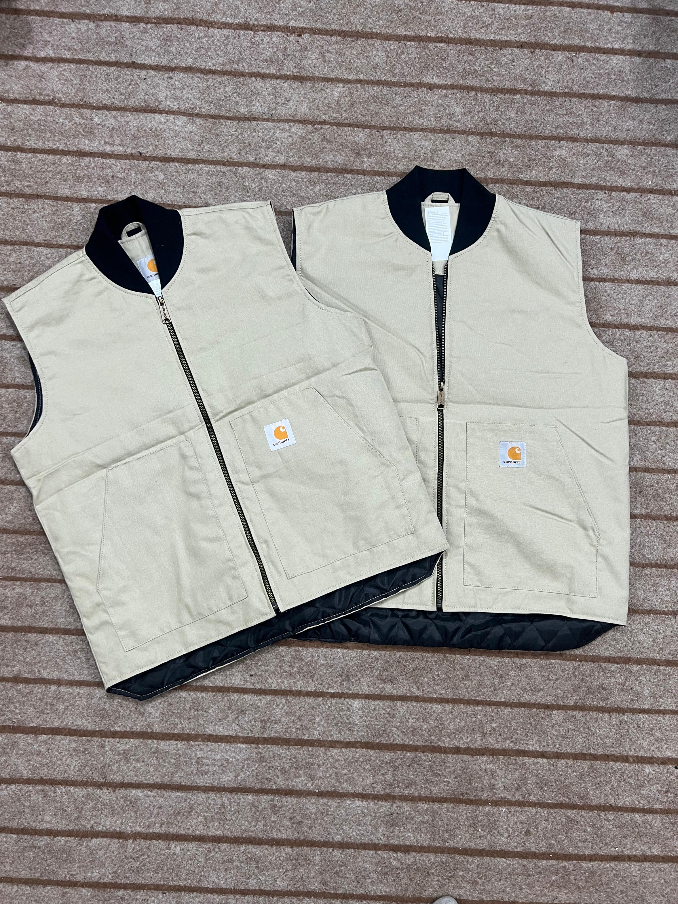 Carhartt Reworked Style Beige Gilets