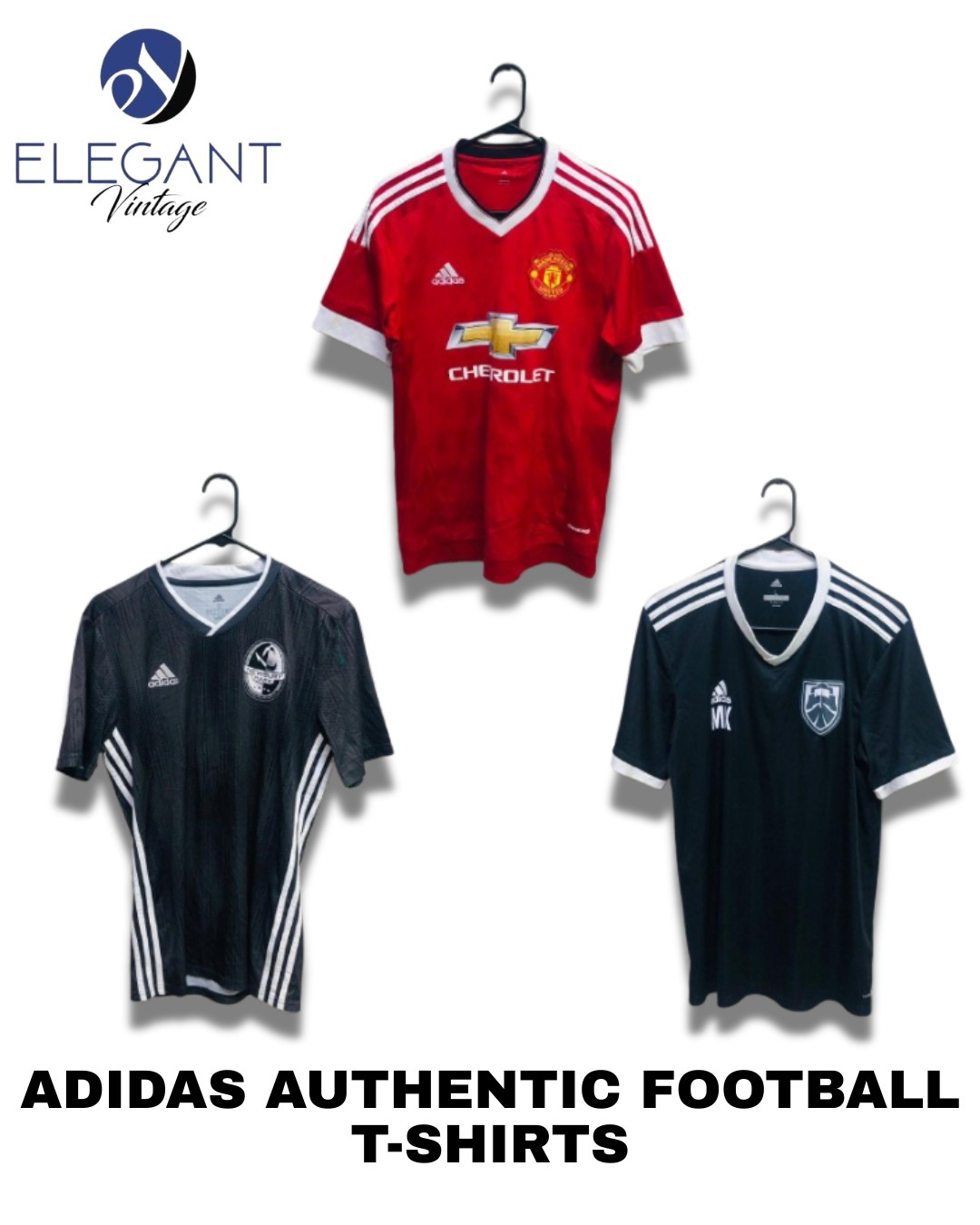 T-Shirts de football Adidas (100 % Authentique) - EVM0546