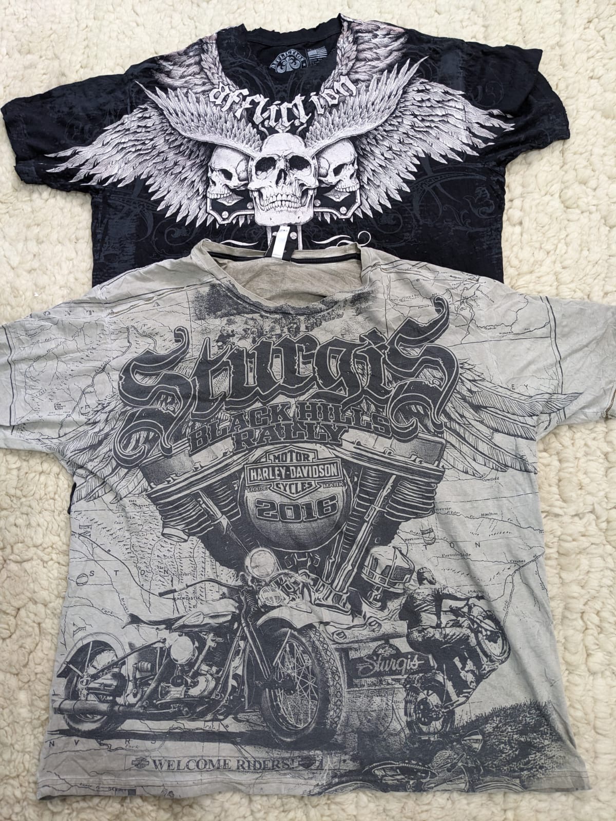 Affliction-Style T-Shirts Mix (Affliction, Harley-Davidson & More)