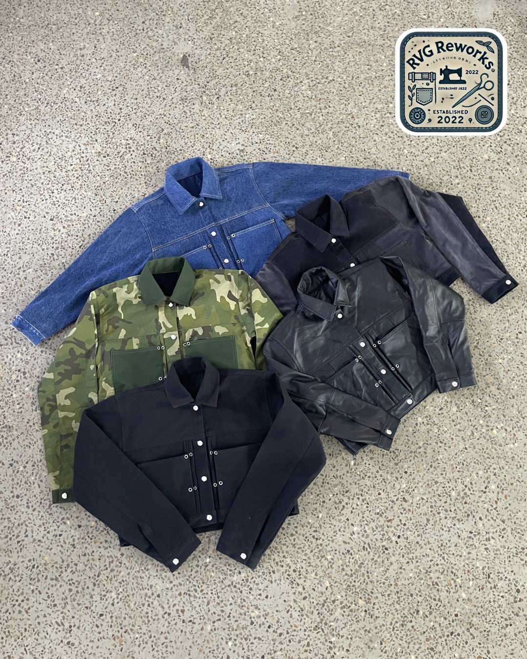 Chaqueta de doble bolsillo reciclada