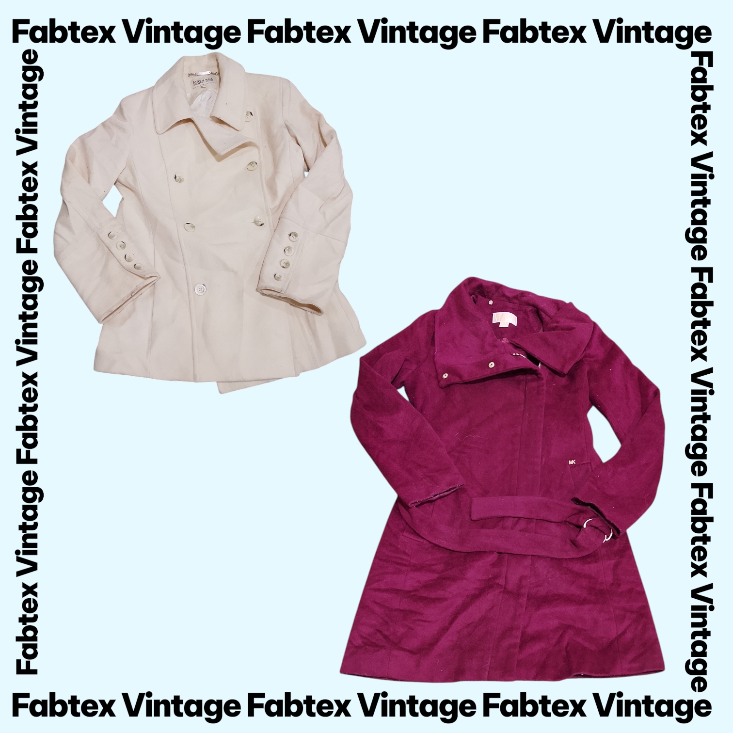 (FV-812) Casacos de Lã Michael Kors