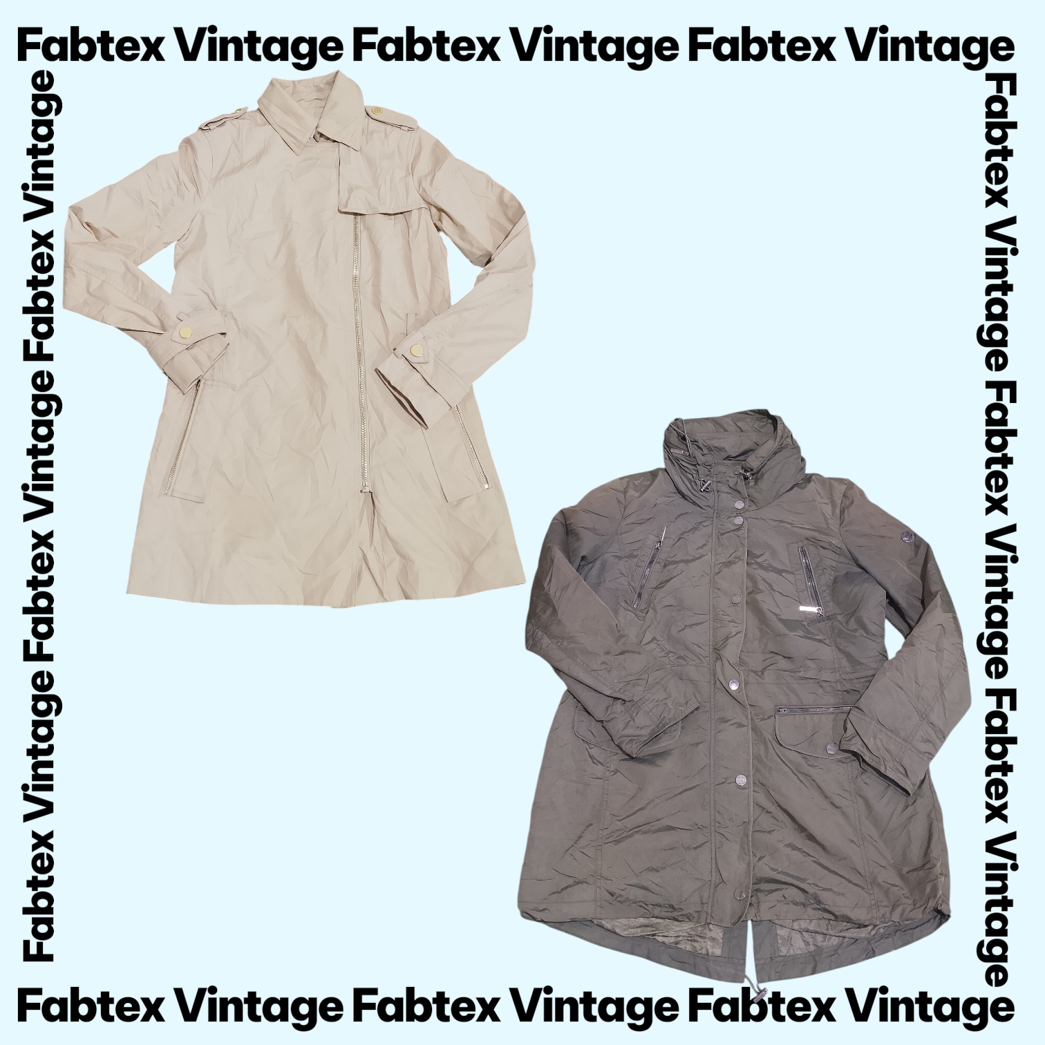 (Fav-803) Micheal kors Mix Long Jacket