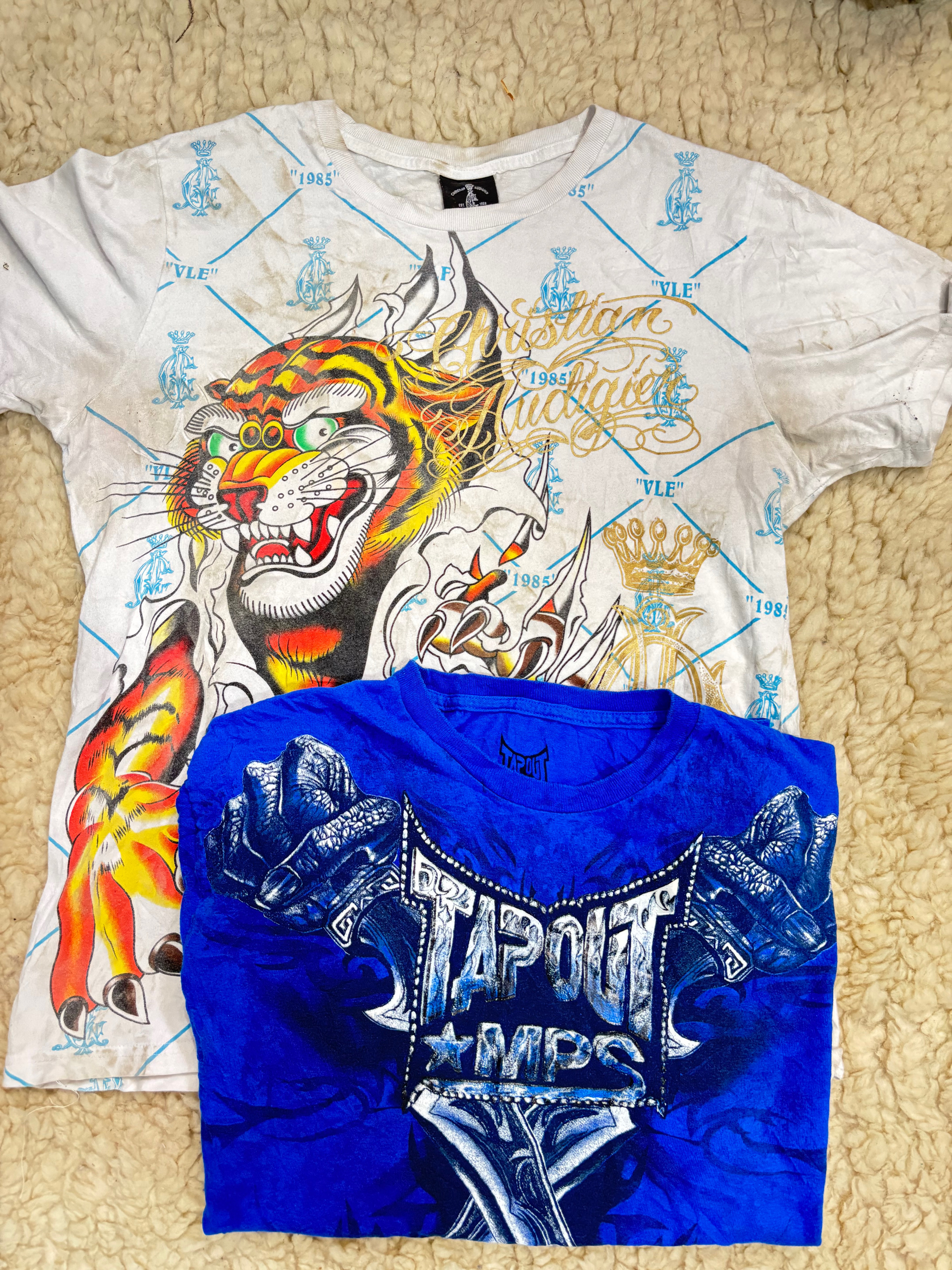 T-Shirts Mix : Affliction, Tapout, MMA Elite & More