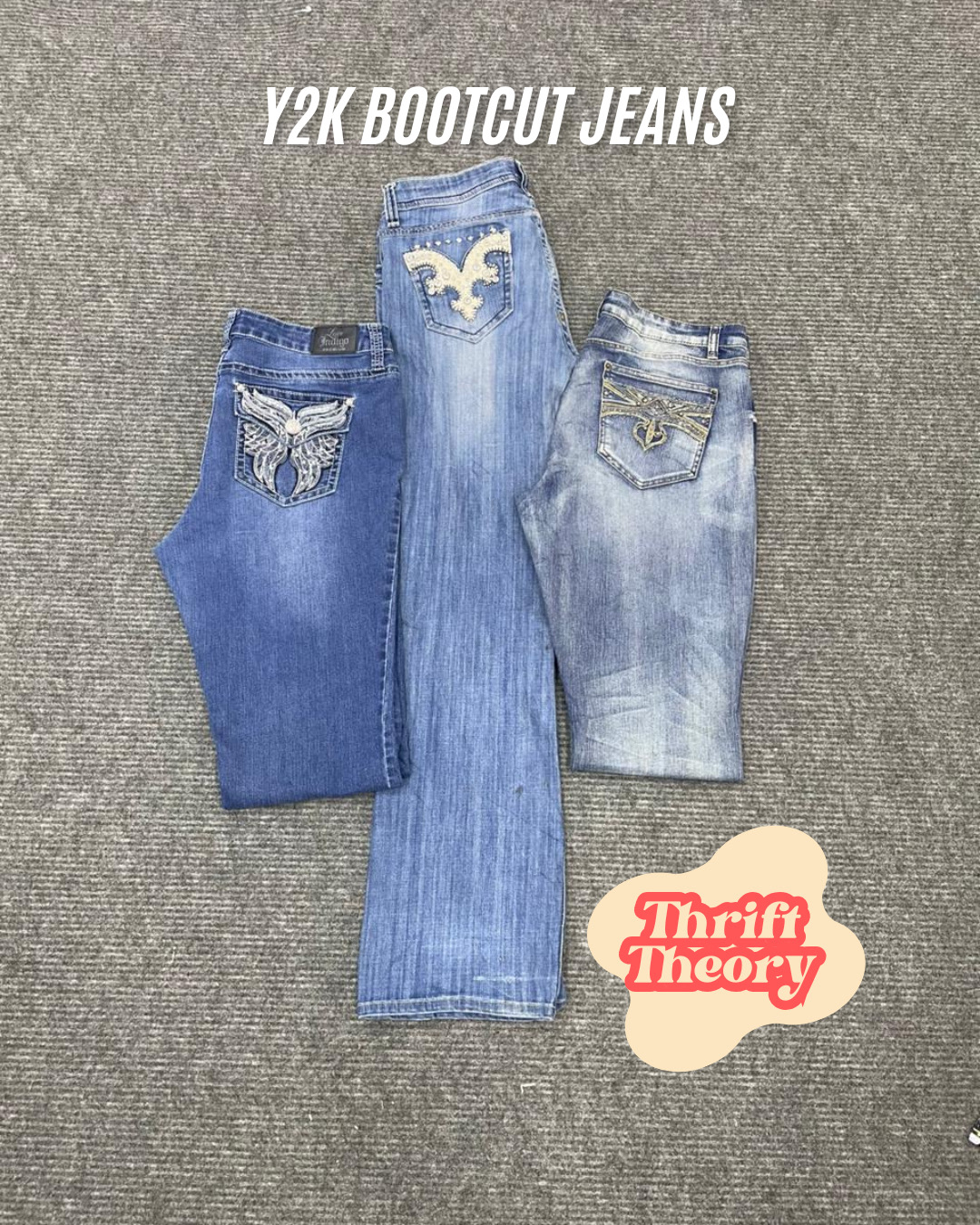 Y2K Bootcut Jeans - (18/12)