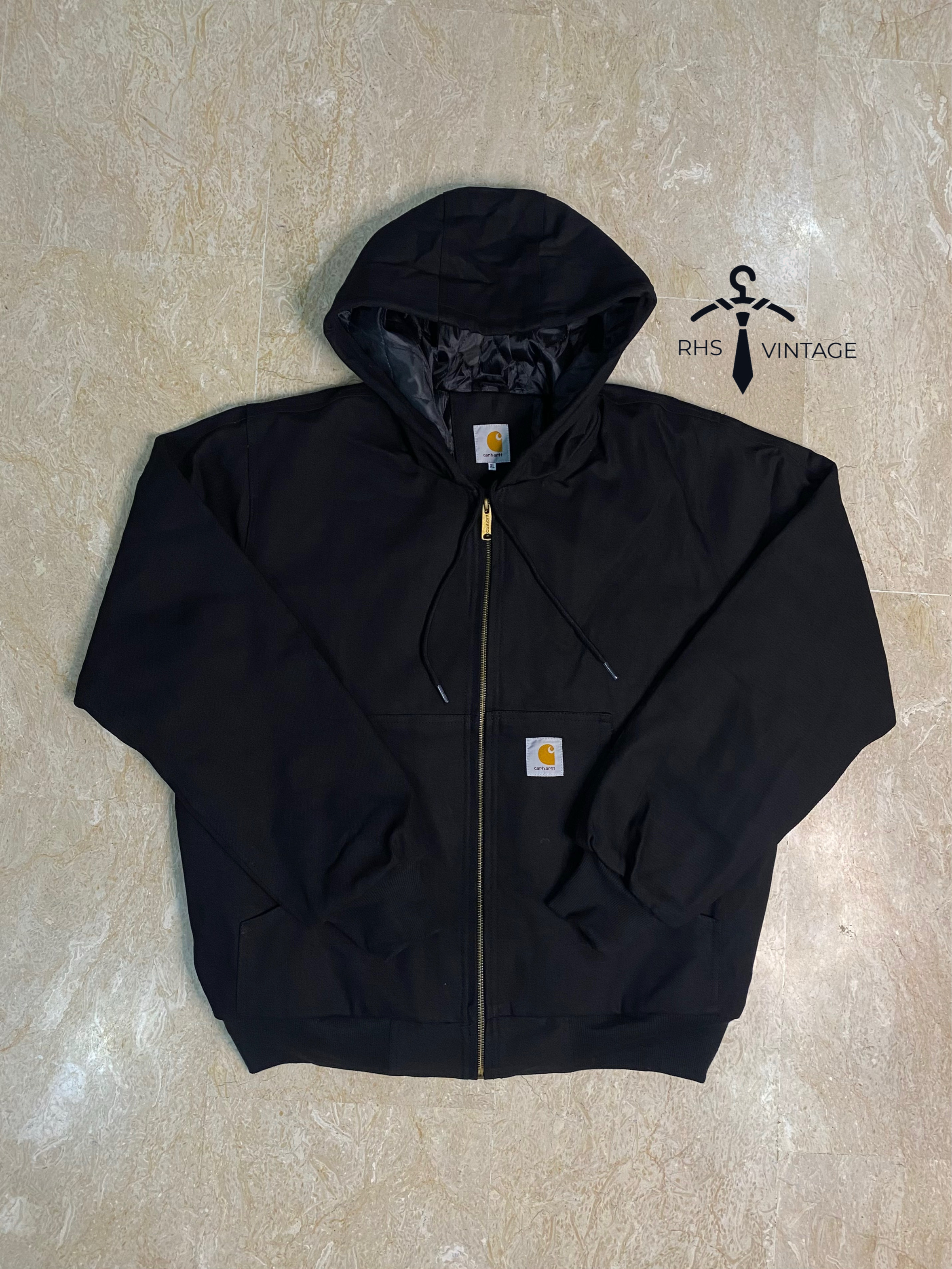 Veste active noire style rework Carhartt