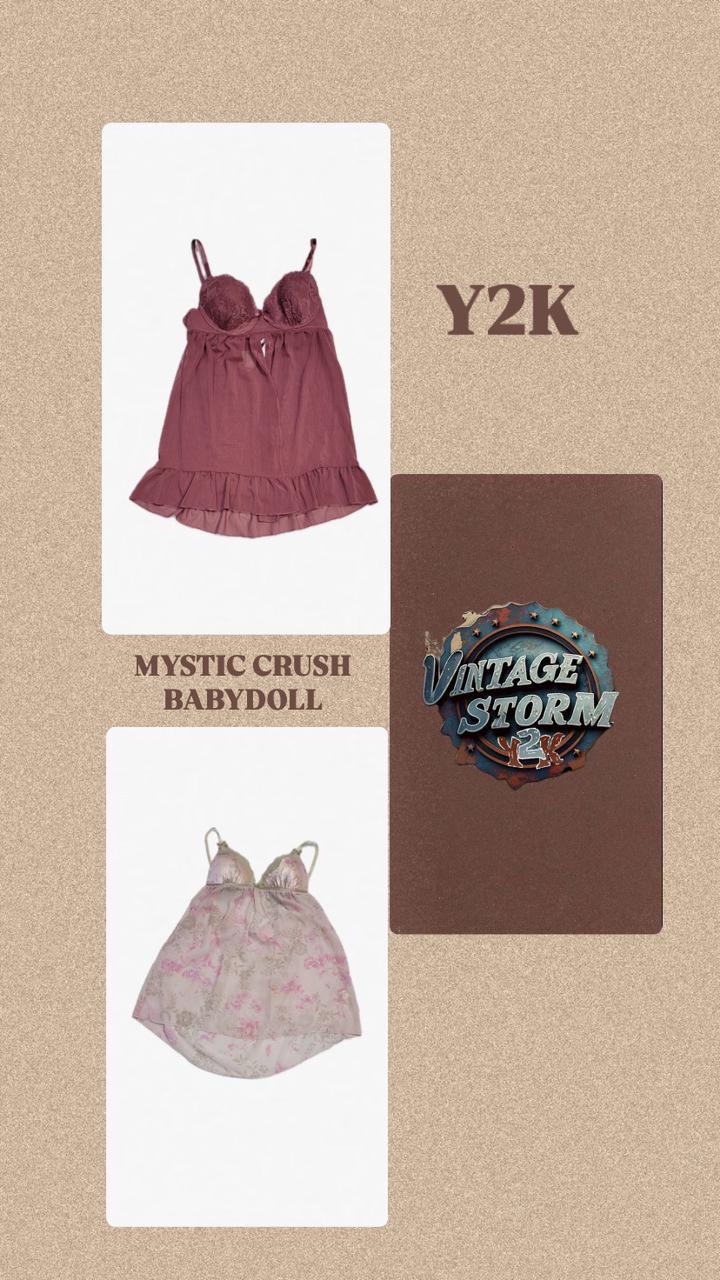 Y2K Mystic Crush Baby Doll Tops