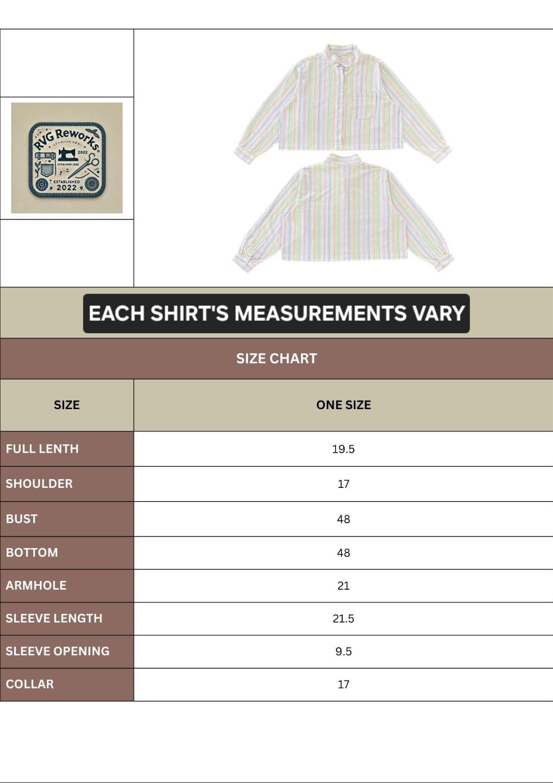 Camicia con colletto a crop riciclata