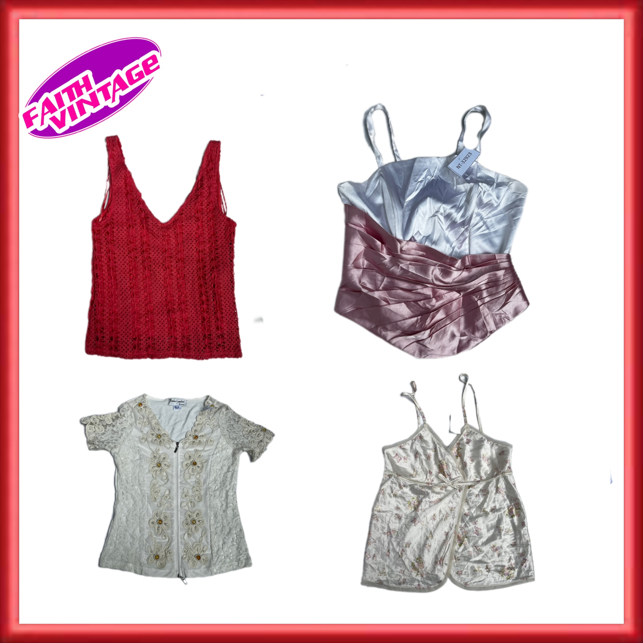 Rose Milk Elegance Tops, Skirts & Sweater ( FV-235)