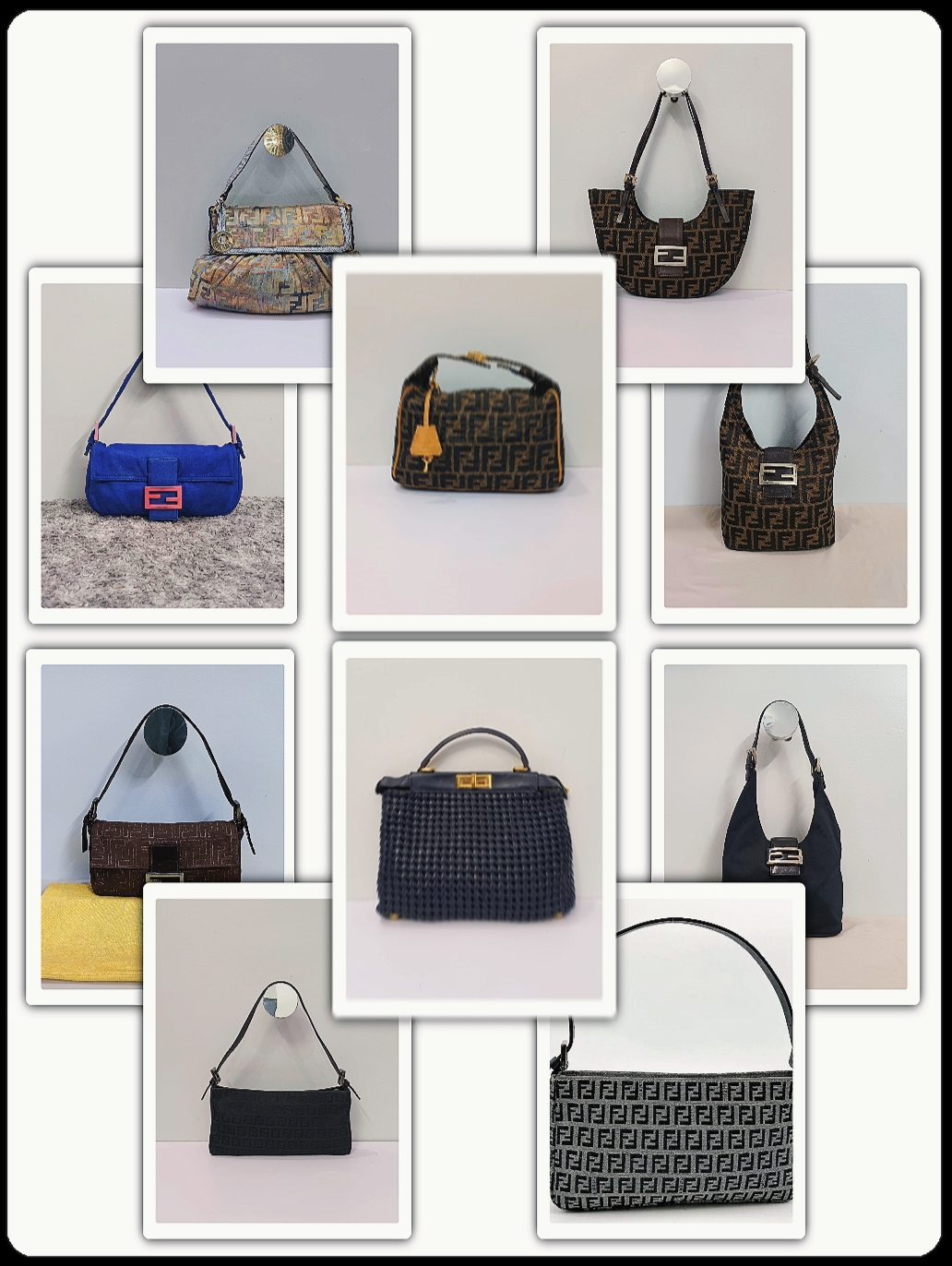 10 Fendi Bags Bundle