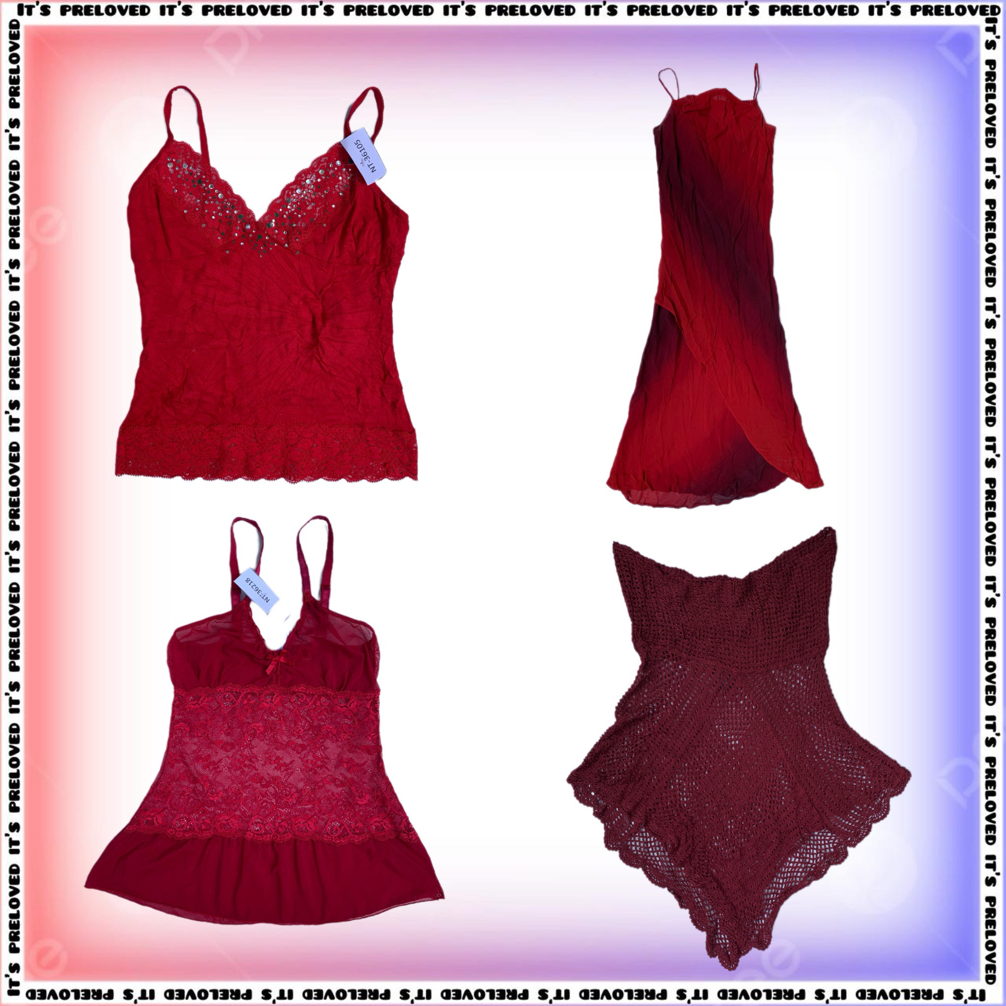 Red wine edit - Tops, Dreeses, Skirts (SS-1743)
