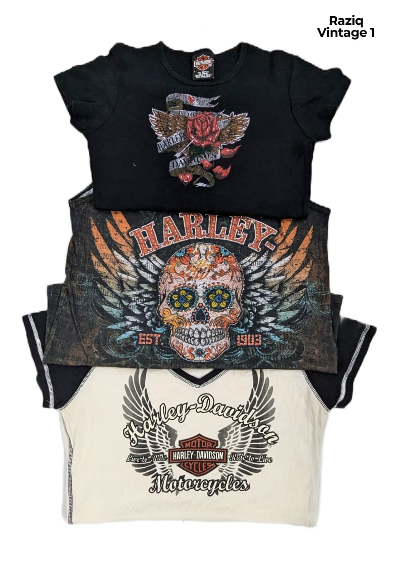 💥 RV1315 Y2K Harley Davidson Tshirts