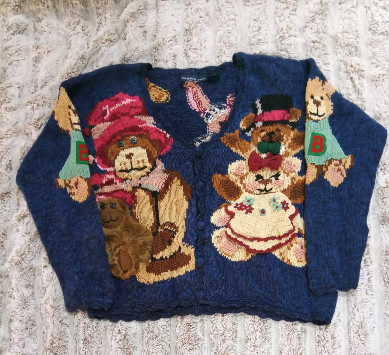 Alte Cottage-Core-Strickwaren