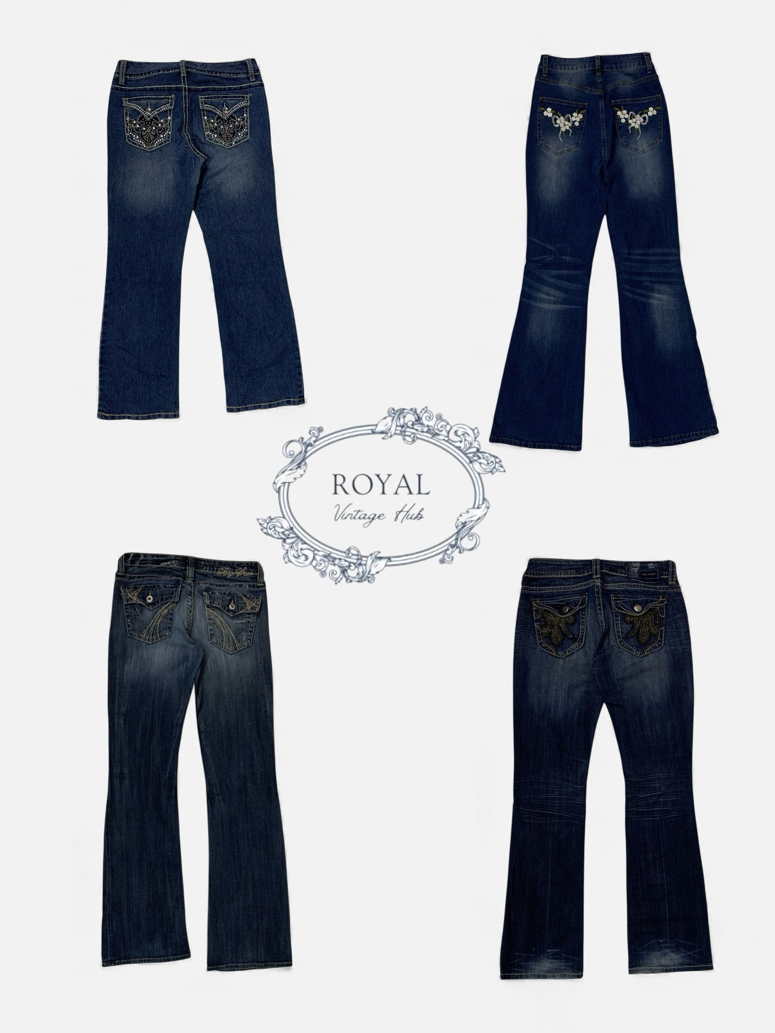 Y2k chick crush flare jeans