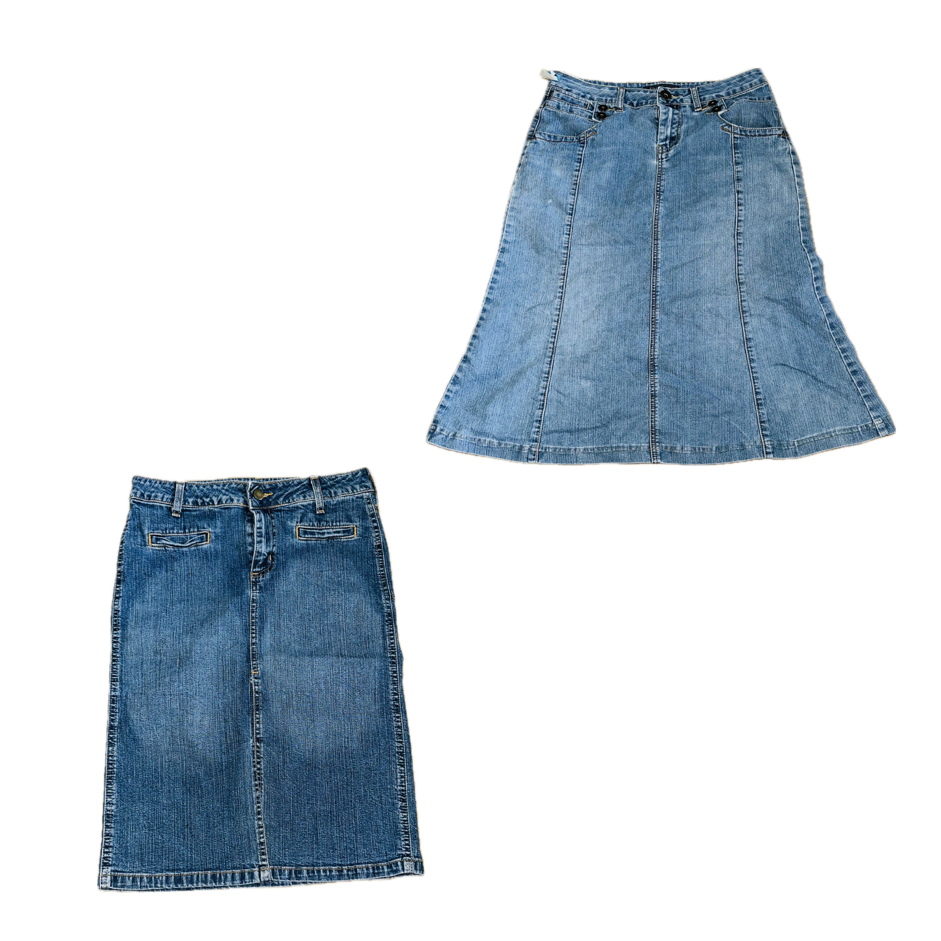 Jupe midi en denim Y2K