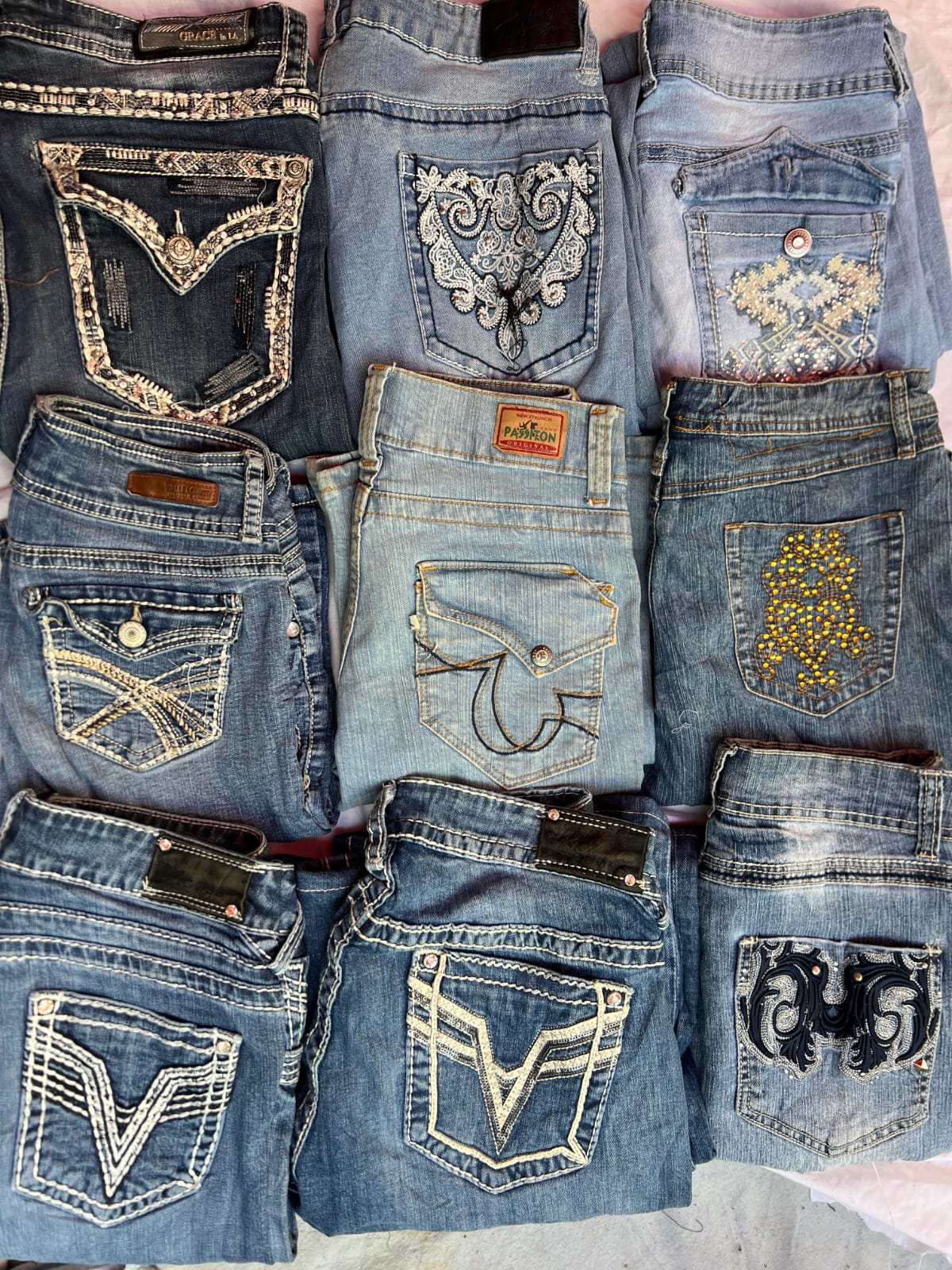 VIGOSS AND OTHER BRAND JEANS