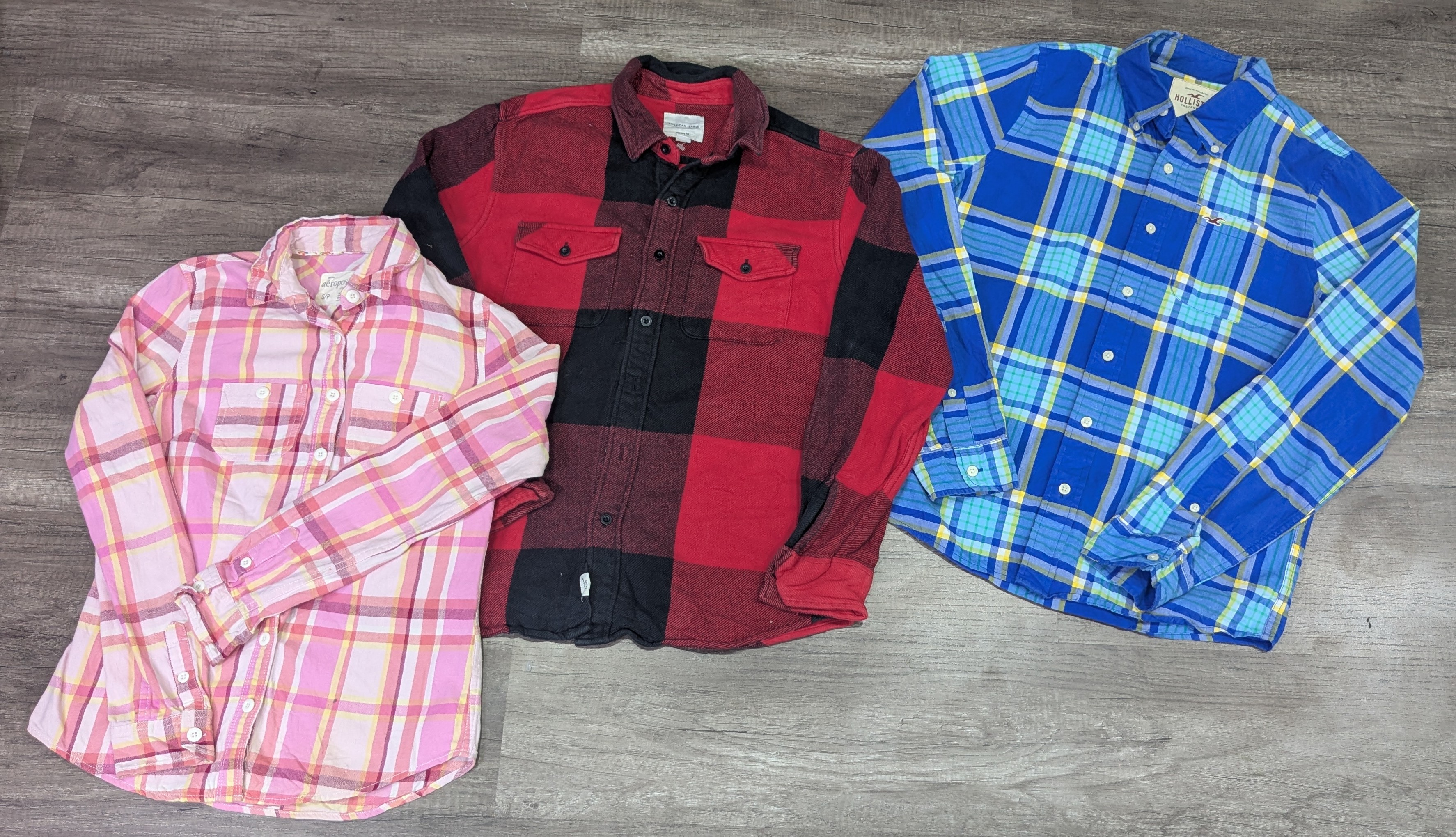 1547 - アメリカンイーグル、ホリスター＆エアロポステールシャツ