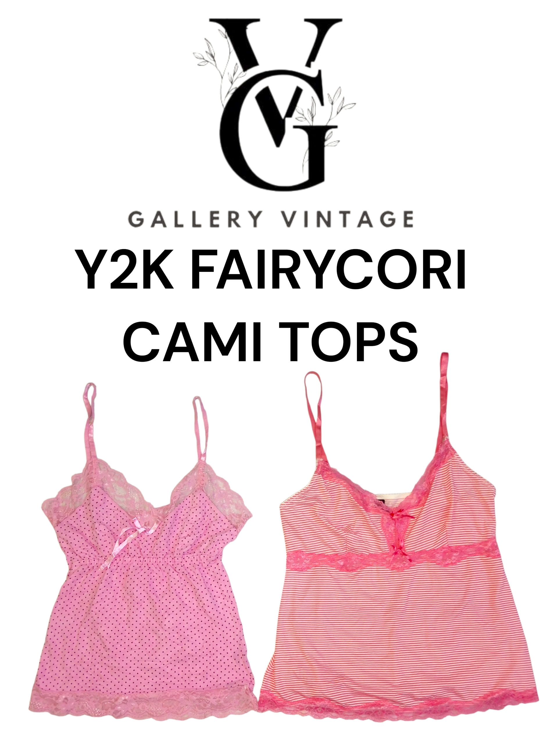 Y2K FAIRYCORI CAMI TOPS