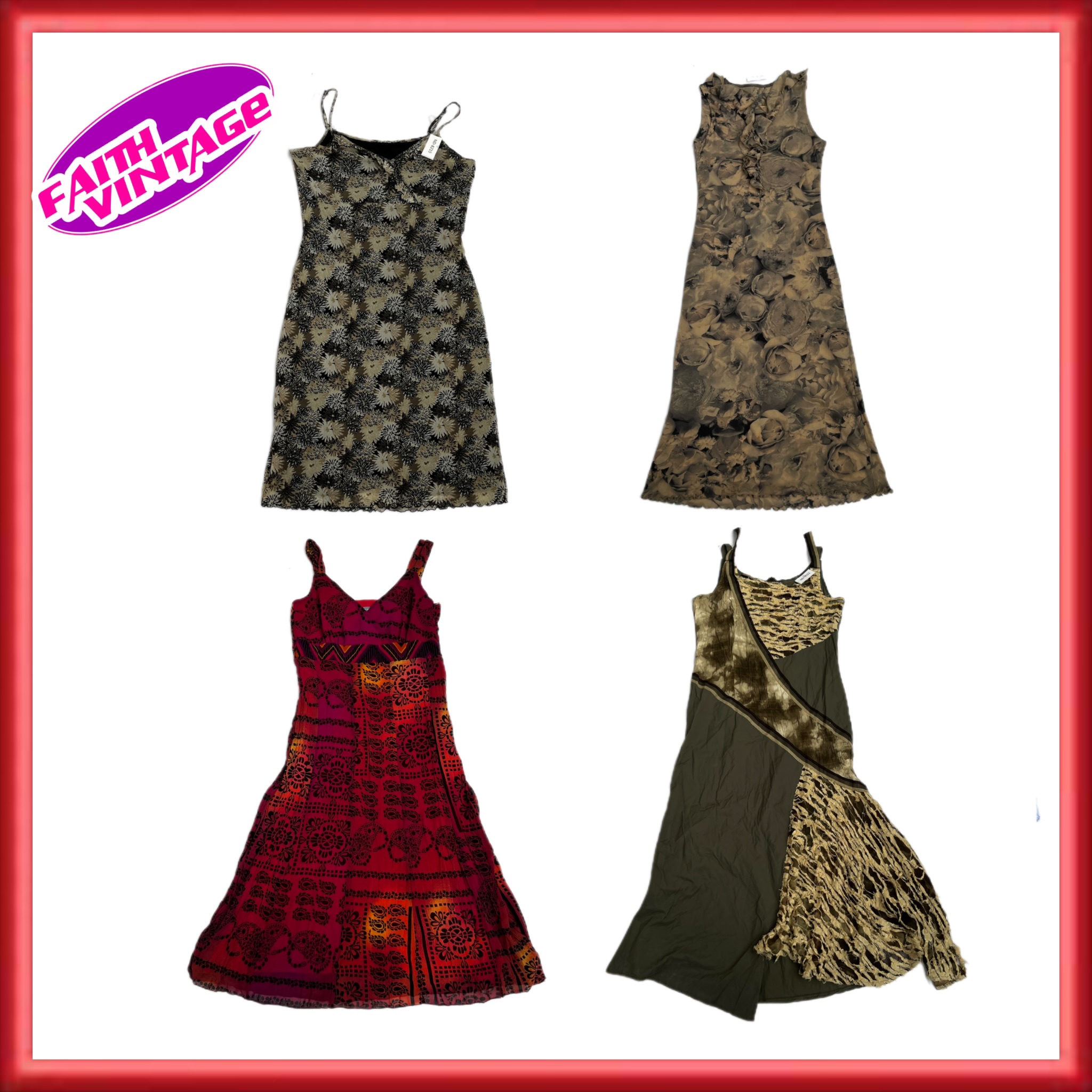 Vestidos Dout Botânicos Mix(FV-238)