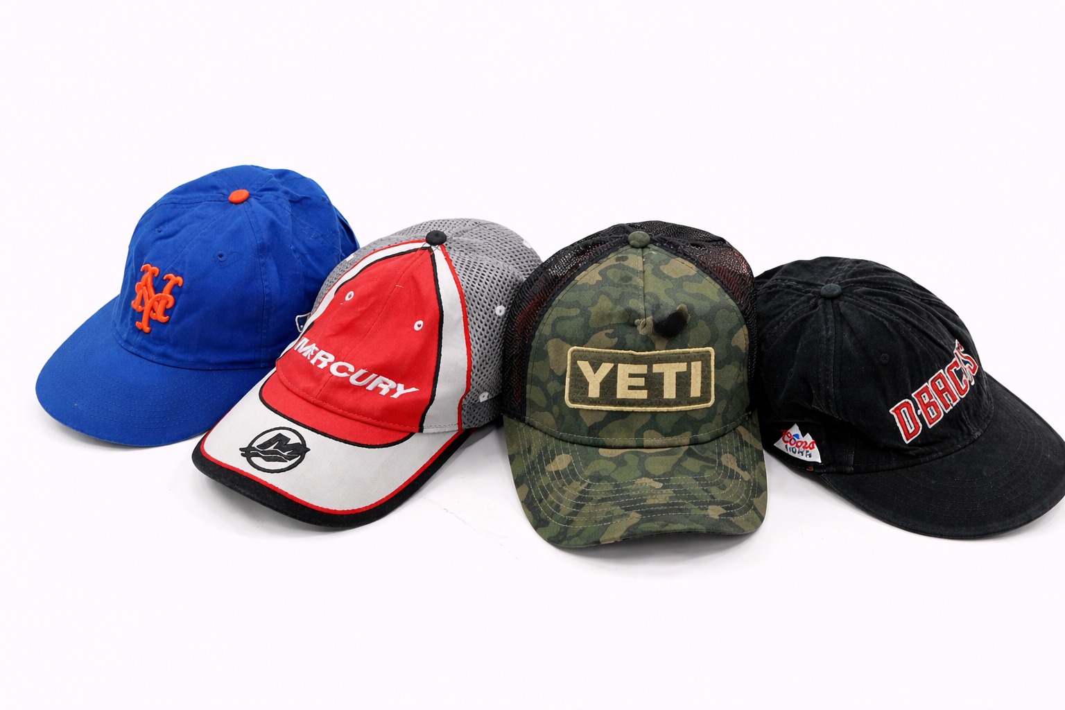 CR5663 
Vintage Mixed Branded Caps