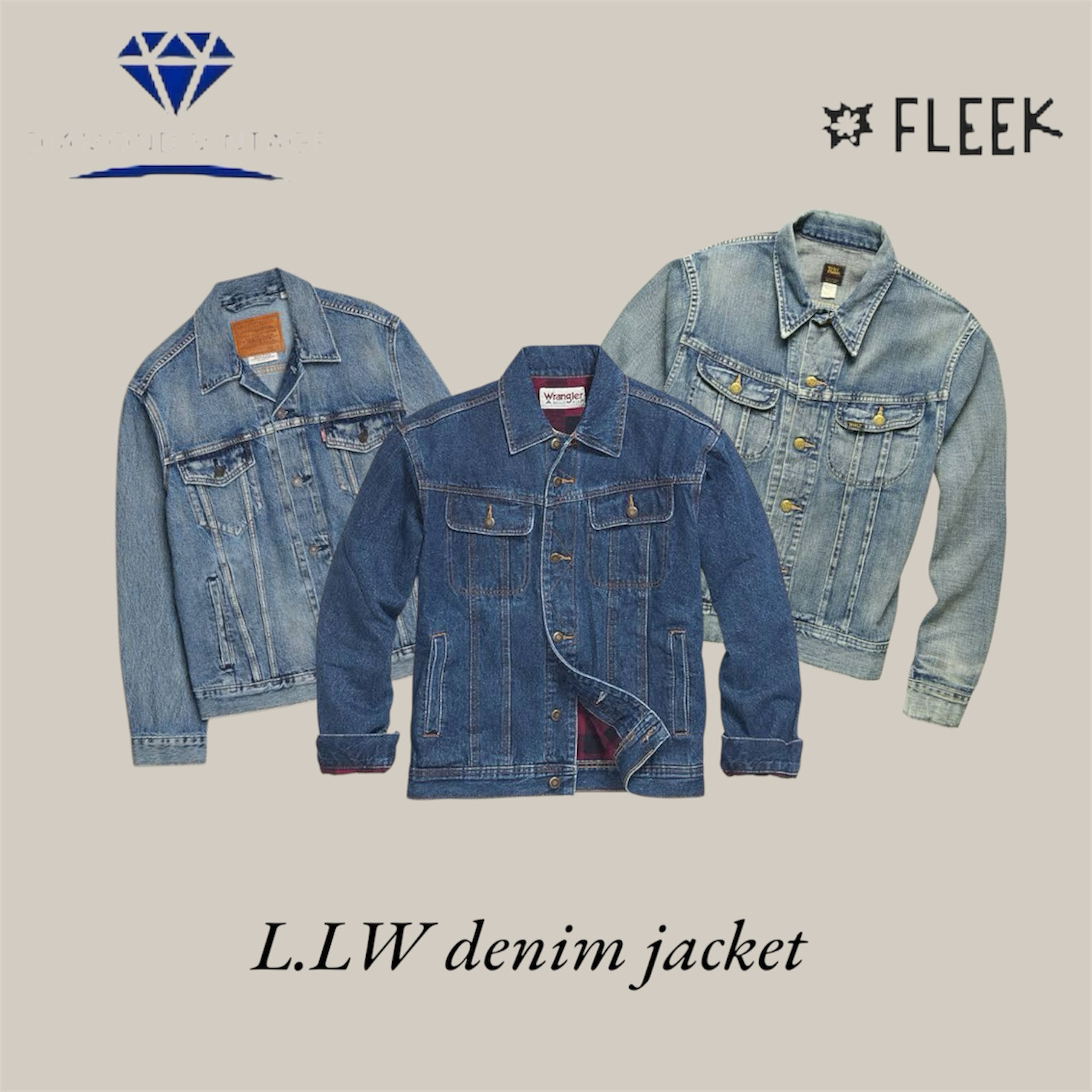 Giacca di jeans LLW (DV -12-380)