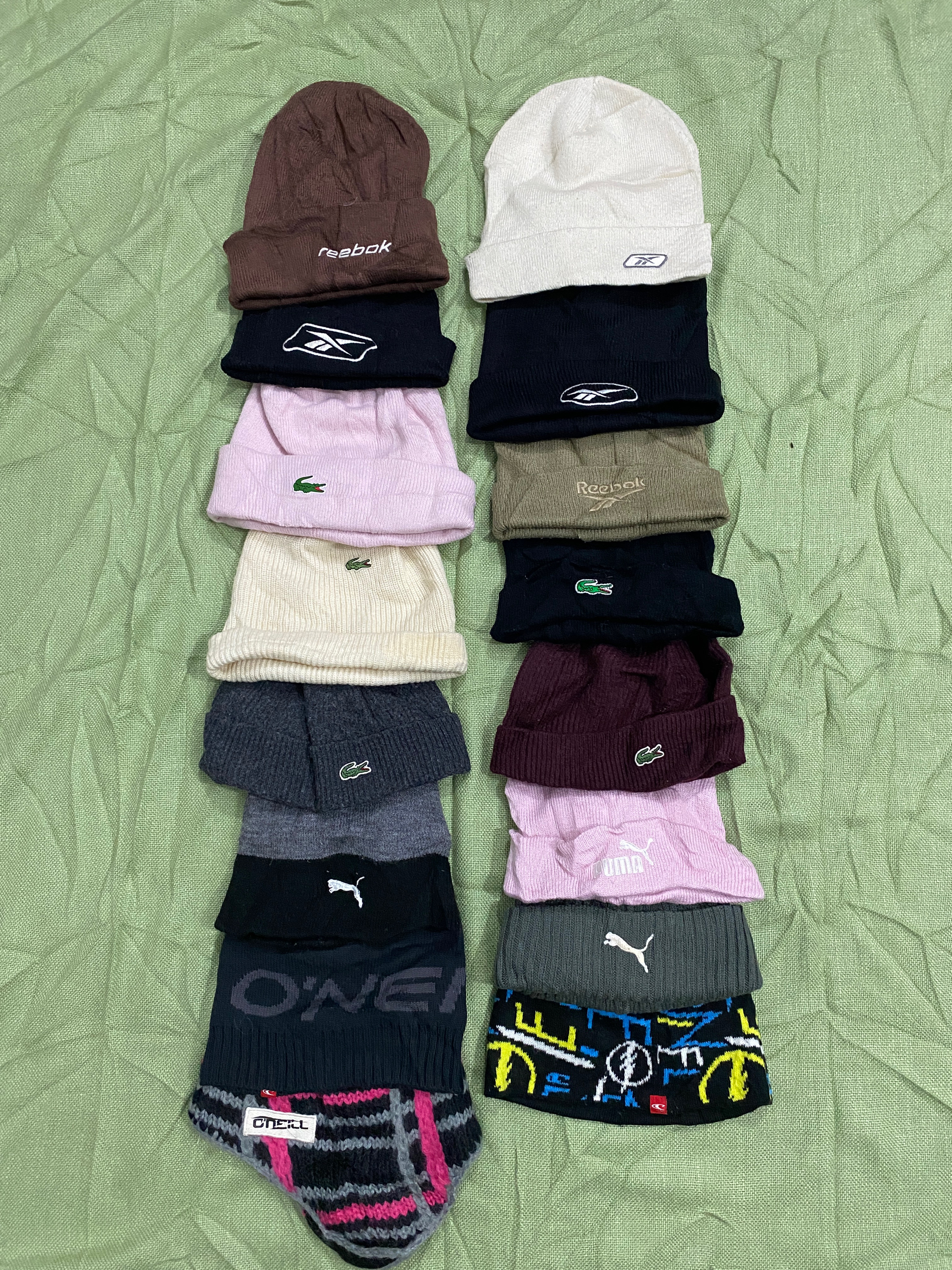 Reebok/Lacoste/Puma/ONEILL Mützen 16 Stück