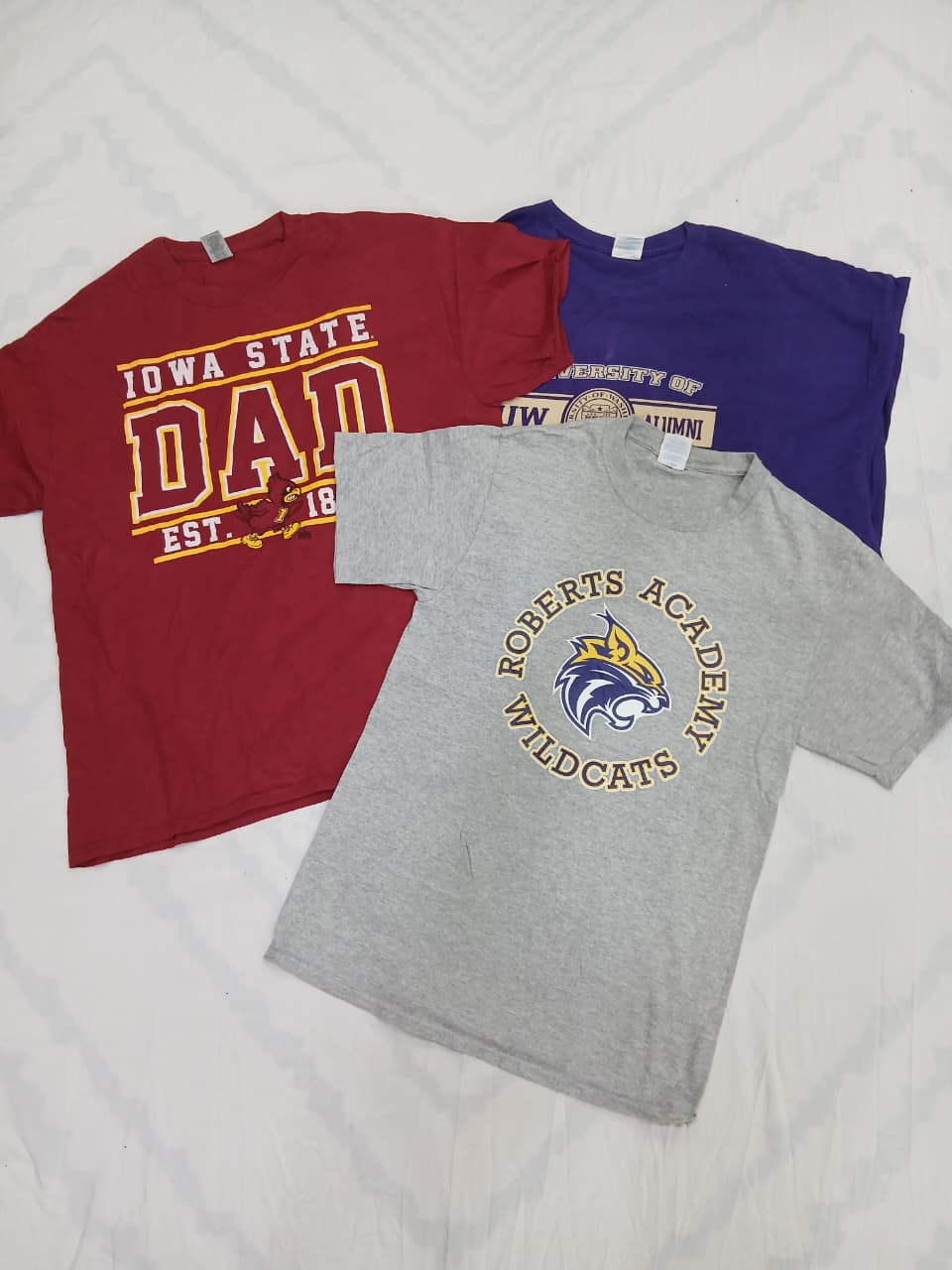 ZV1205 Unbranded University Print T-Shirts