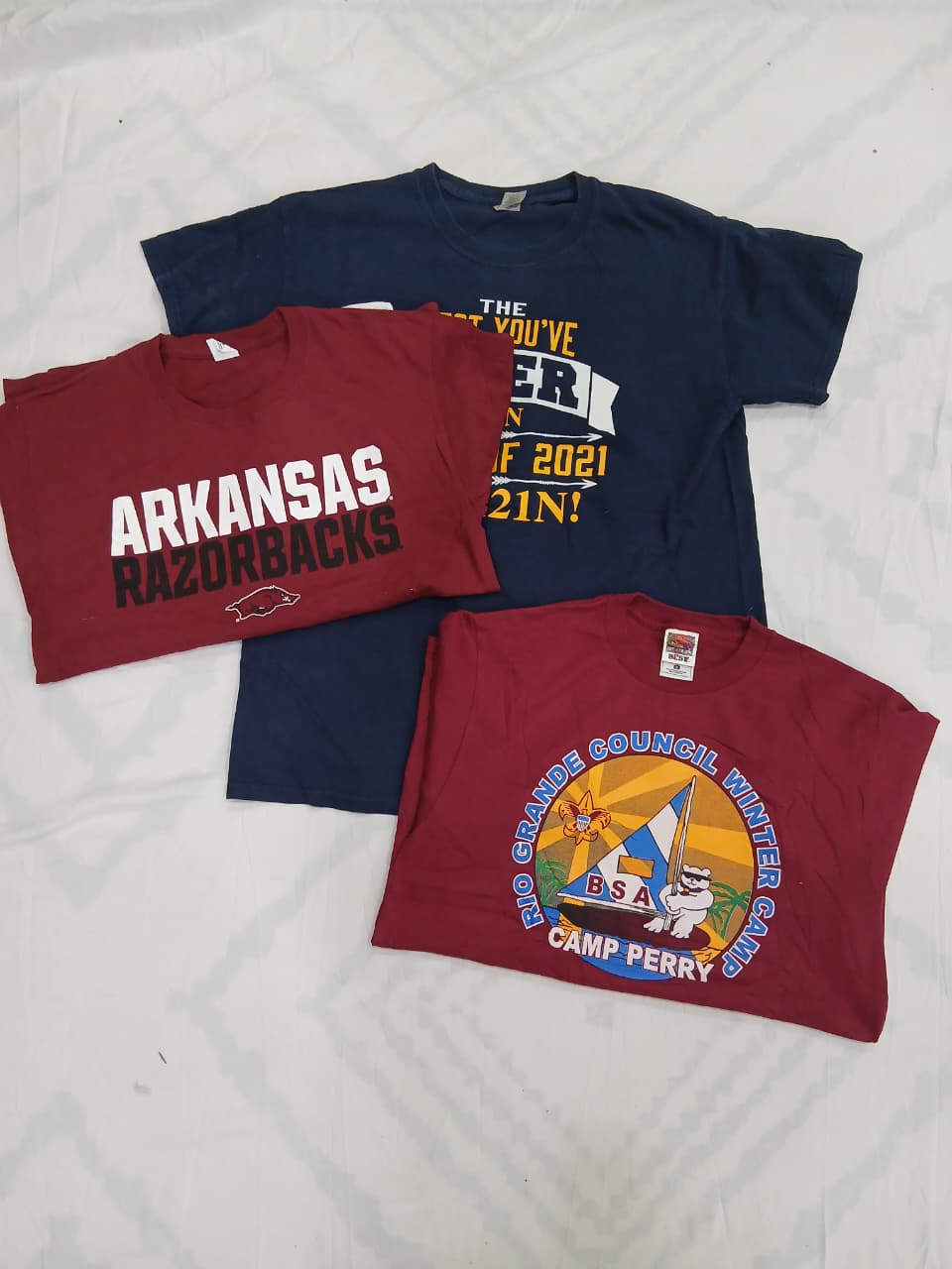 ZV1210 Unbranded University Print T-Shirts