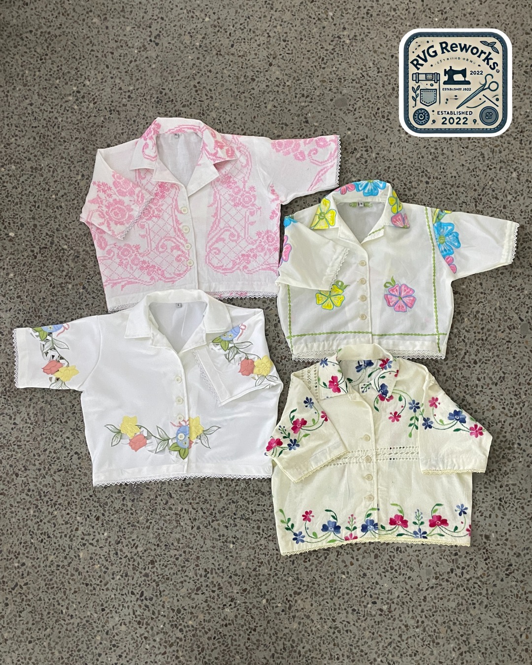 Camicia corta in tessuto riciclato