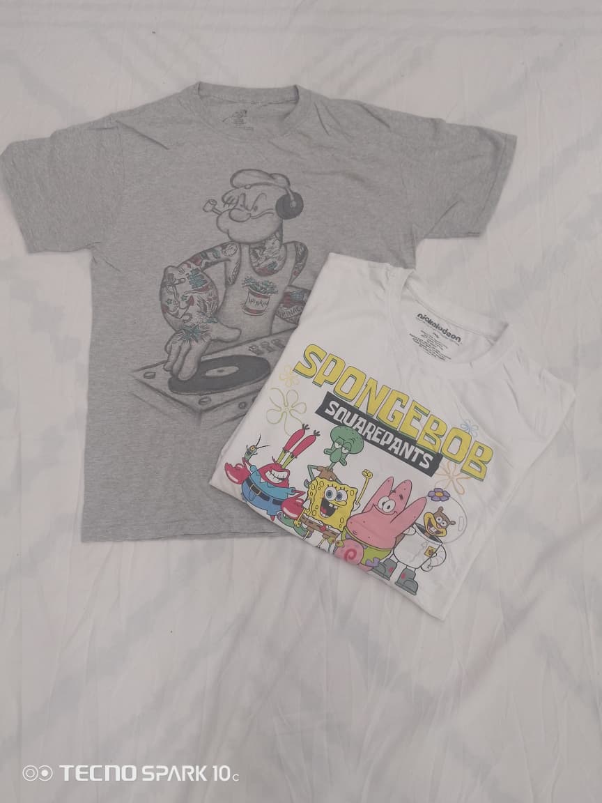 ZV1213 Cartoon Print T-Shirts