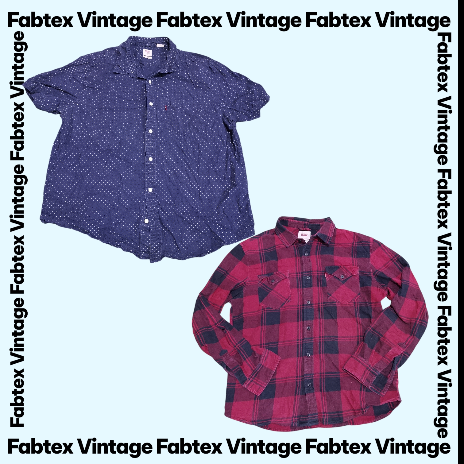 (FV-819) Levi's Checked Button up Shirt