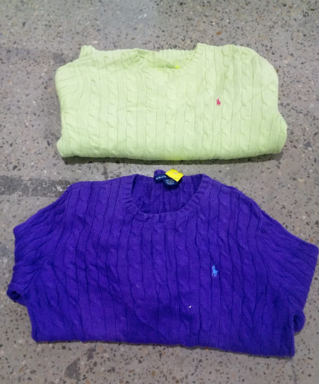 Pull en Maille Cable Polo