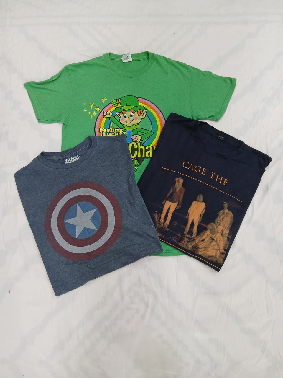 Camisas de Algodão Impressas "ZV1241 Movie & Show