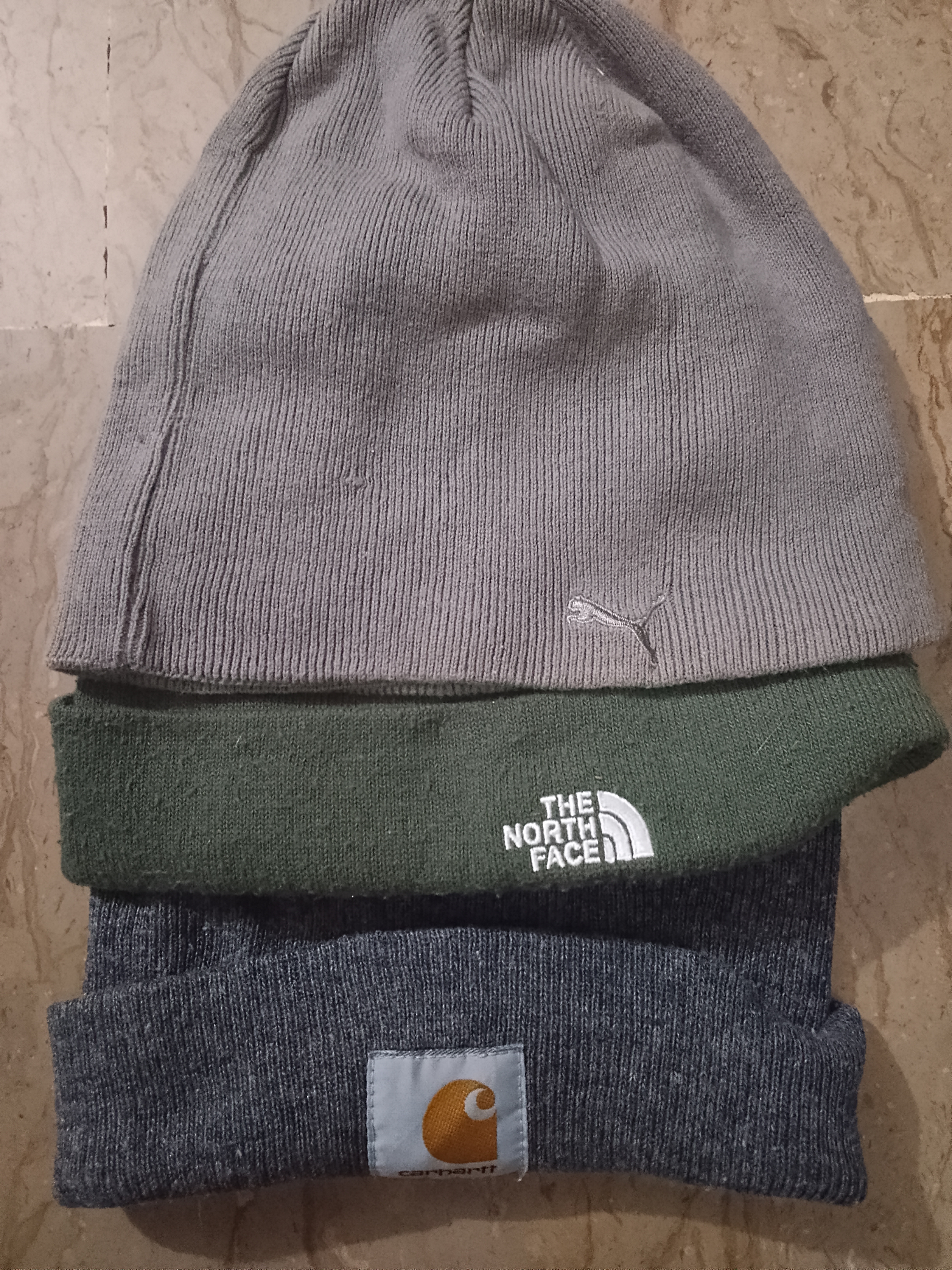 Carhartt puma and north face