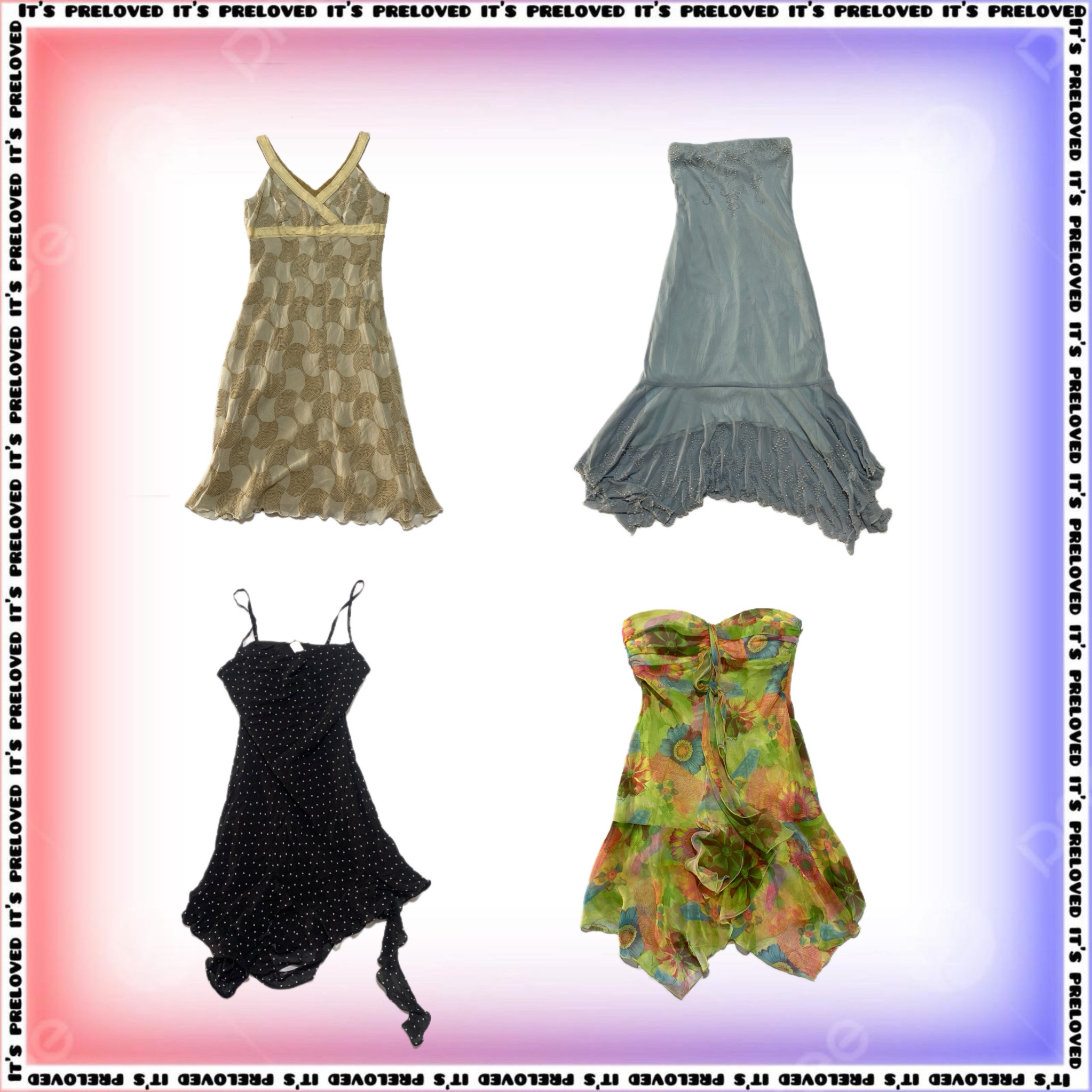 Robe mini inspirée de Brittany Murphy Y2K Mix UN-006