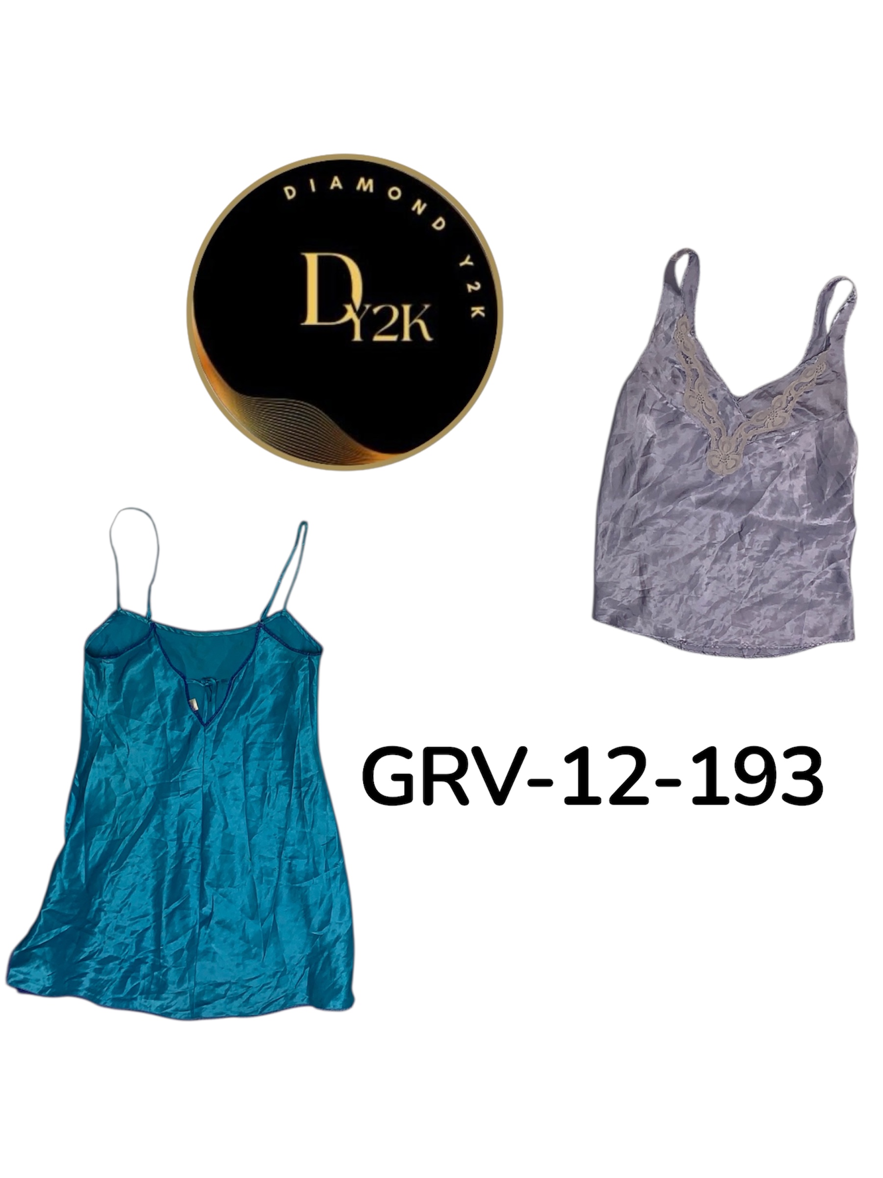 Y2K Satin Slip Dress – Night Out / Party Wear (GRV-12-193)