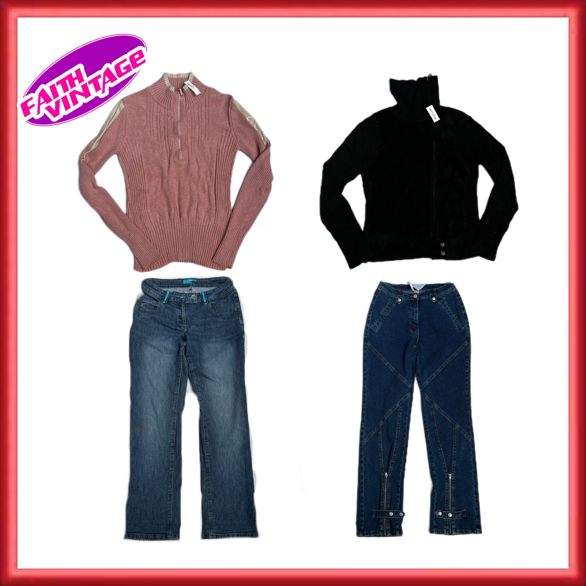 Warm Whisper Set Jeans & Sweater (FV-248)