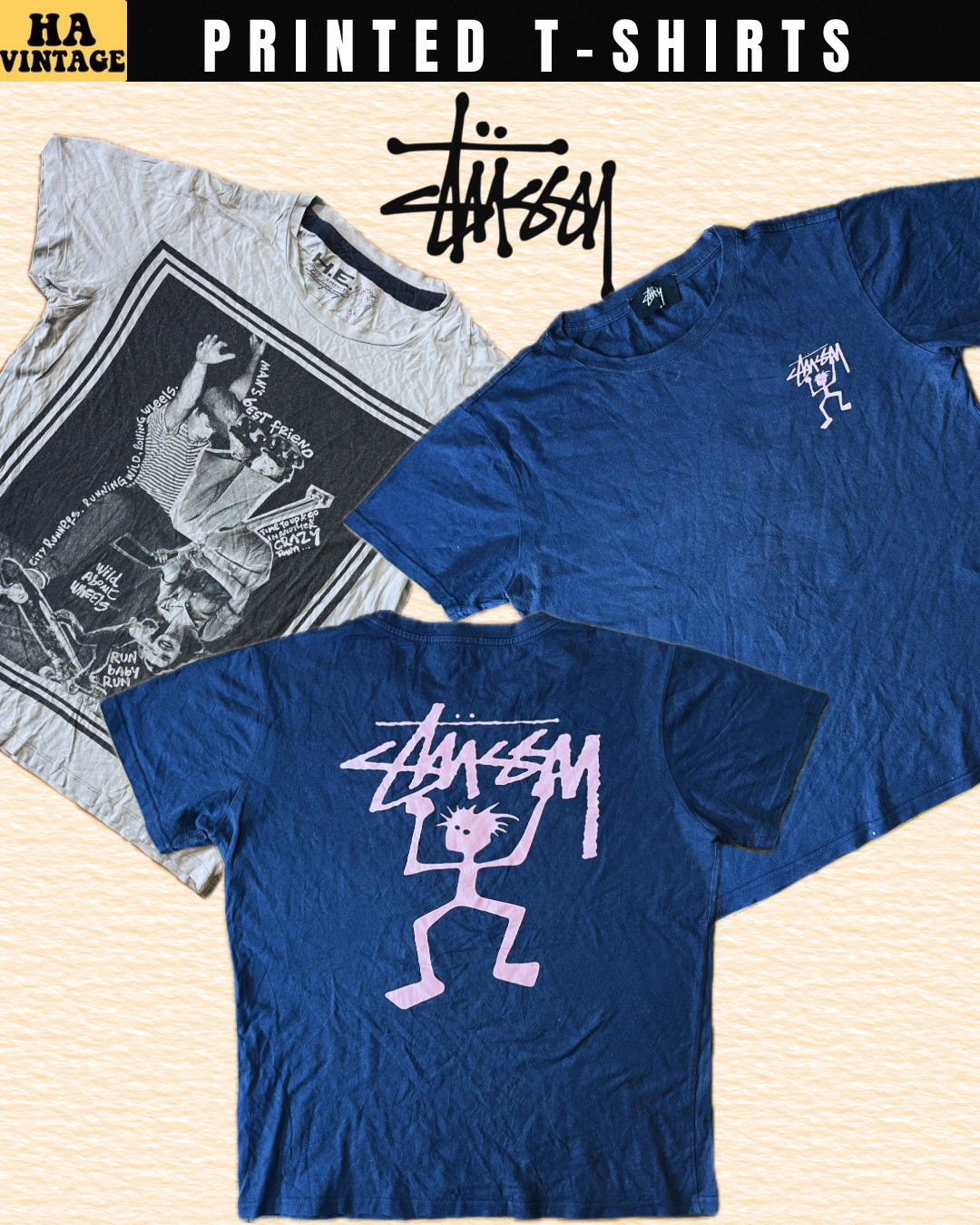 Printed T-Shirts Inc Stussy