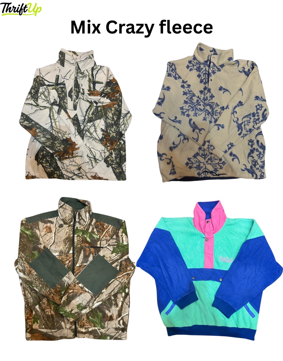 Crazy mix fleece-(CMF-0123)