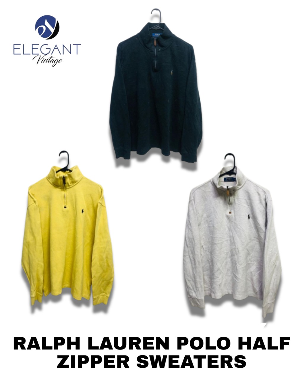 Ralph Lauren Polo Half Zipper Sweaters - EVM0580