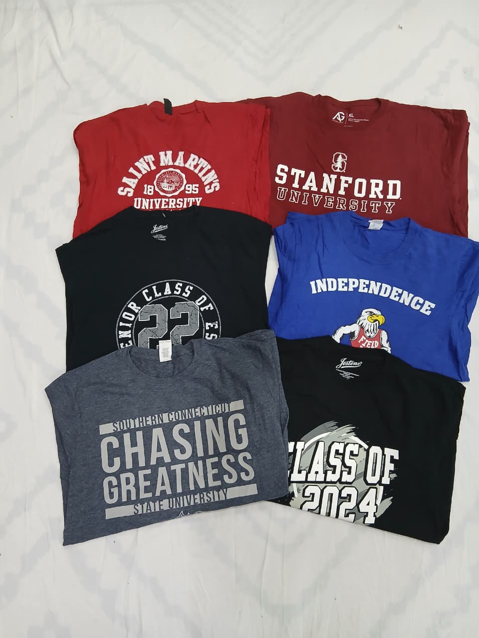 CRZ1208 Unbranded University Print T-Shirt