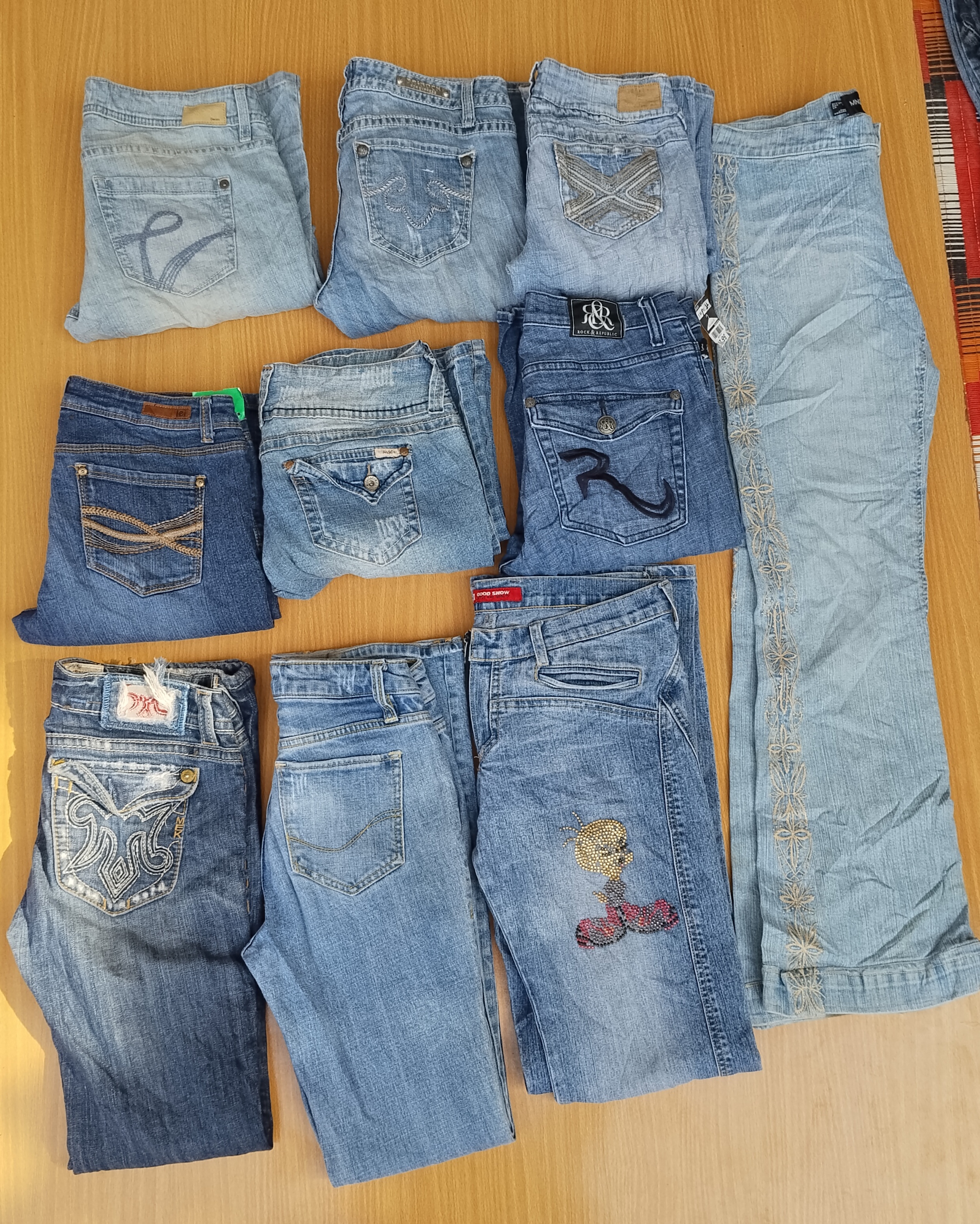 ROCK & REPUBLIC ET AUTRES JEANS POUR FEMMES (LJ-33)