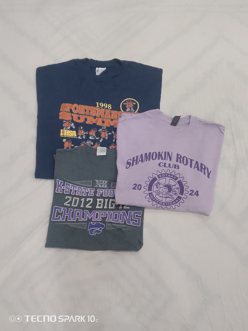 ZV1251 Unbranded Sport Print T-Shirt Bundle