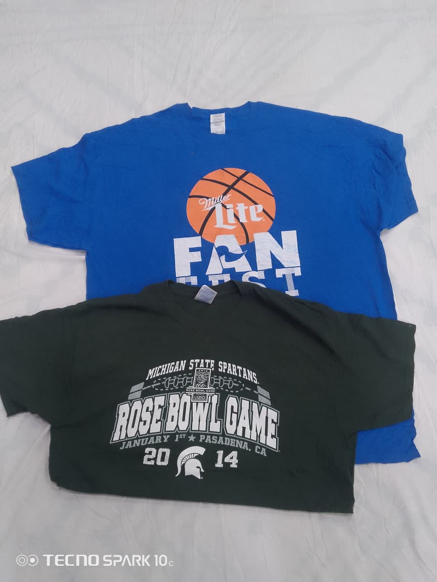 ZV1252 Unbranded Sport Print T-Shirt Bundle