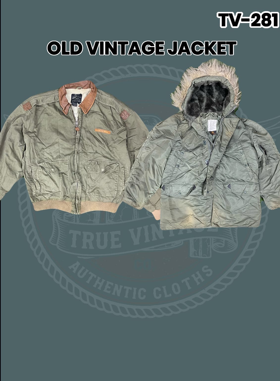「古いビンテージジャケット Tv-281」