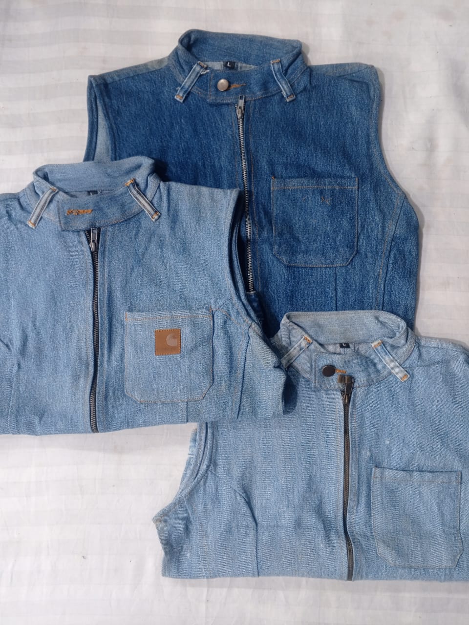 Colete de Denim Upcycled CR5678 Mix