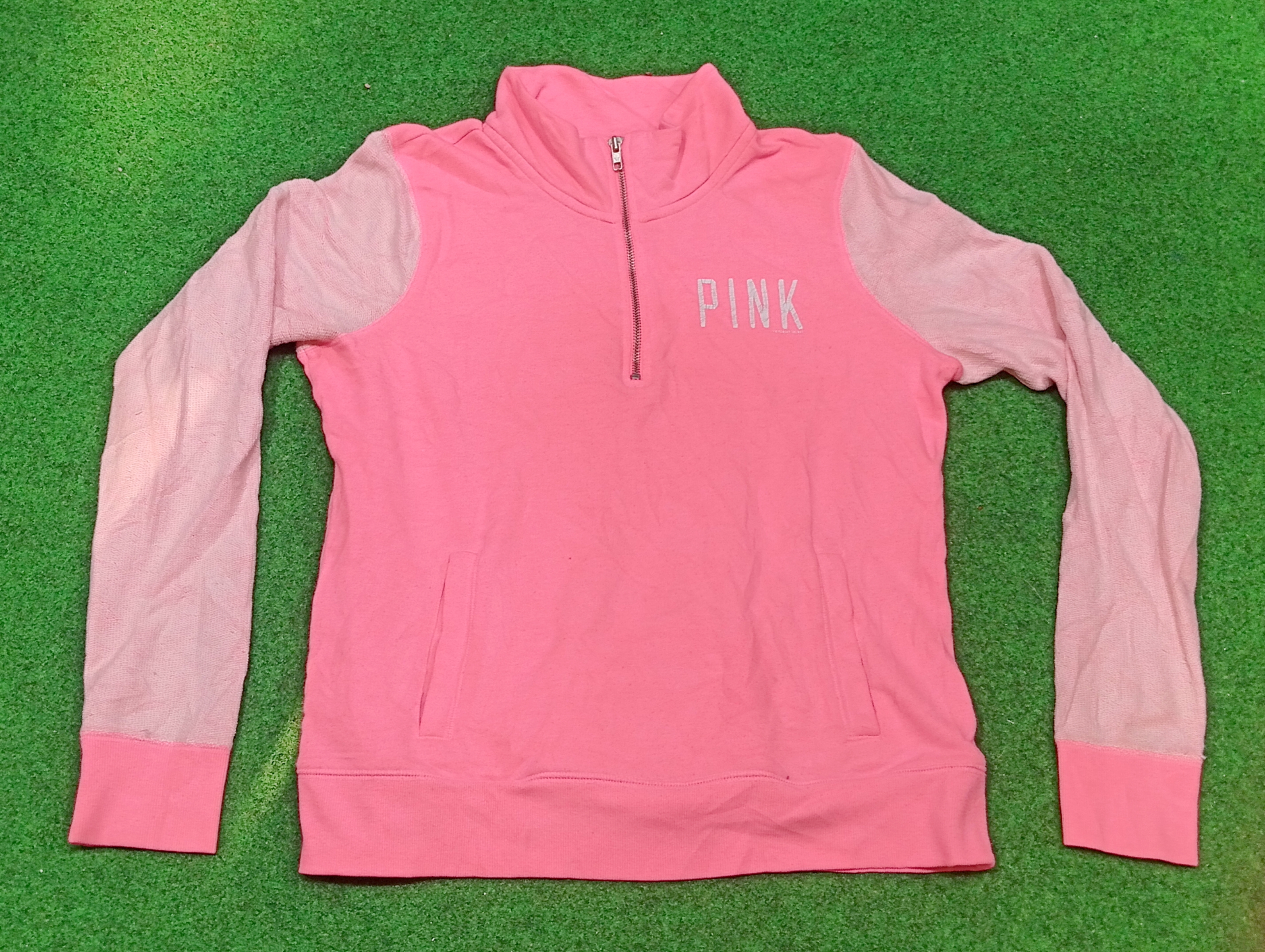Pink Half Zipper